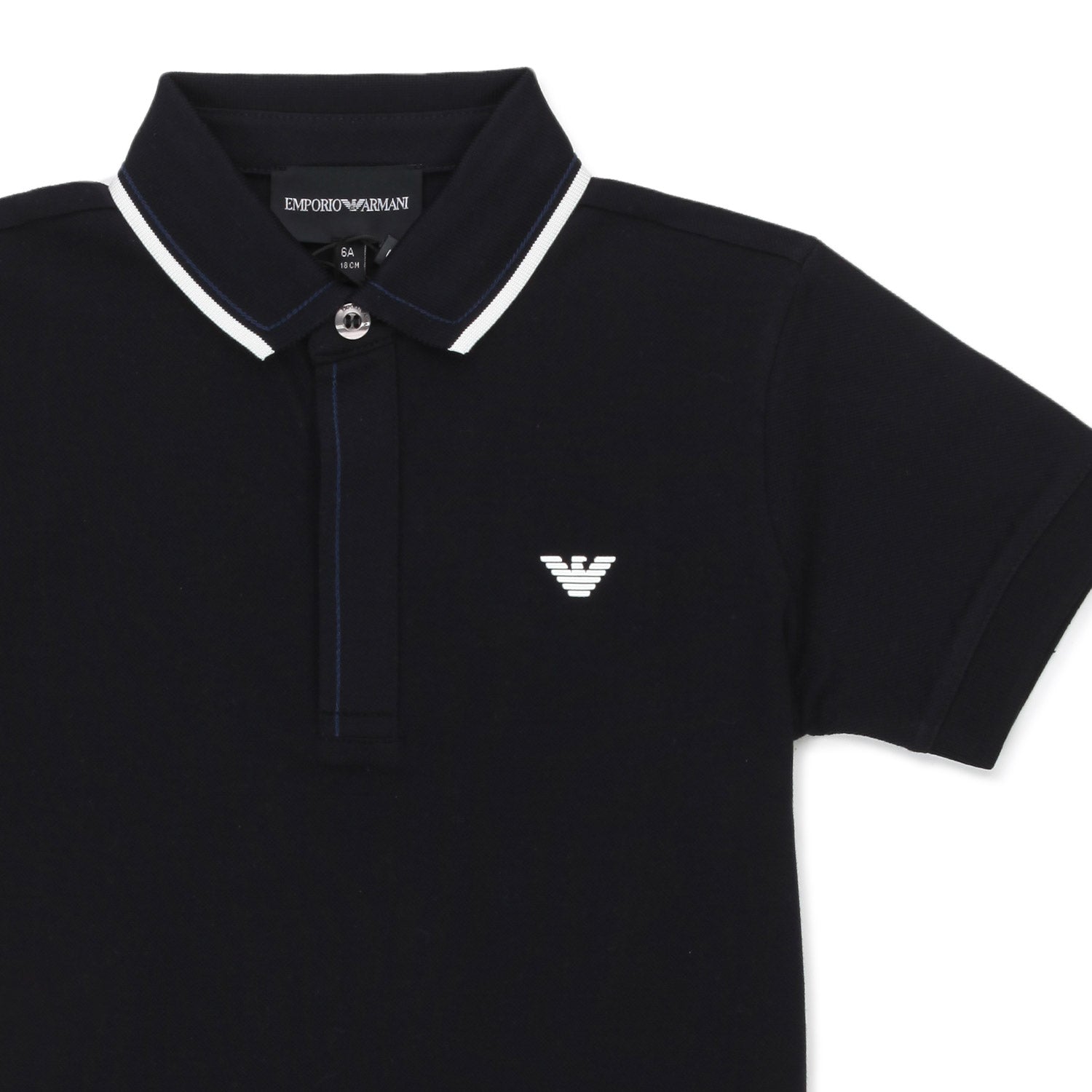 POLO BLU NAVY CON AQUILOTTO BAMBINO E TEEN - annameglio.com abbigliamento moda