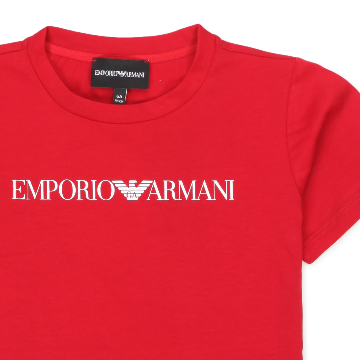 T-SHIRT ROSSA IN PIMA BAMBINO - annameglio.com abbigliamento moda