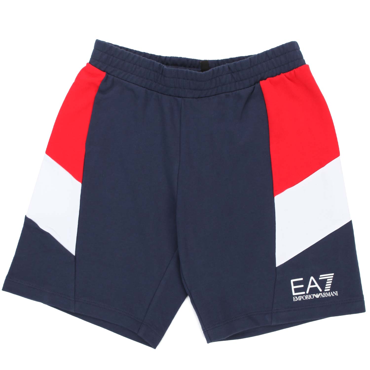 SHORTS IN FELPA COLOR-BLOCK BLU BAMBINO E TEEN - annameglio.com abbigliamento moda