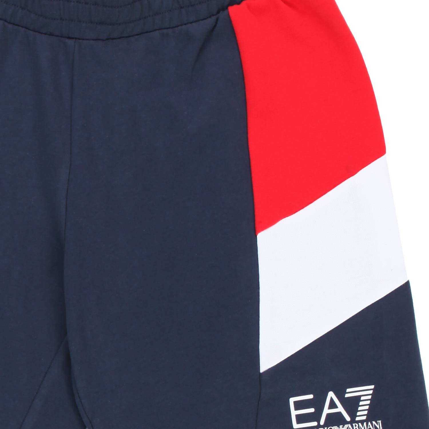 SHORTS IN FELPA COLOR-BLOCK BLU BAMBINO E TEEN - annameglio.com abbigliamento moda