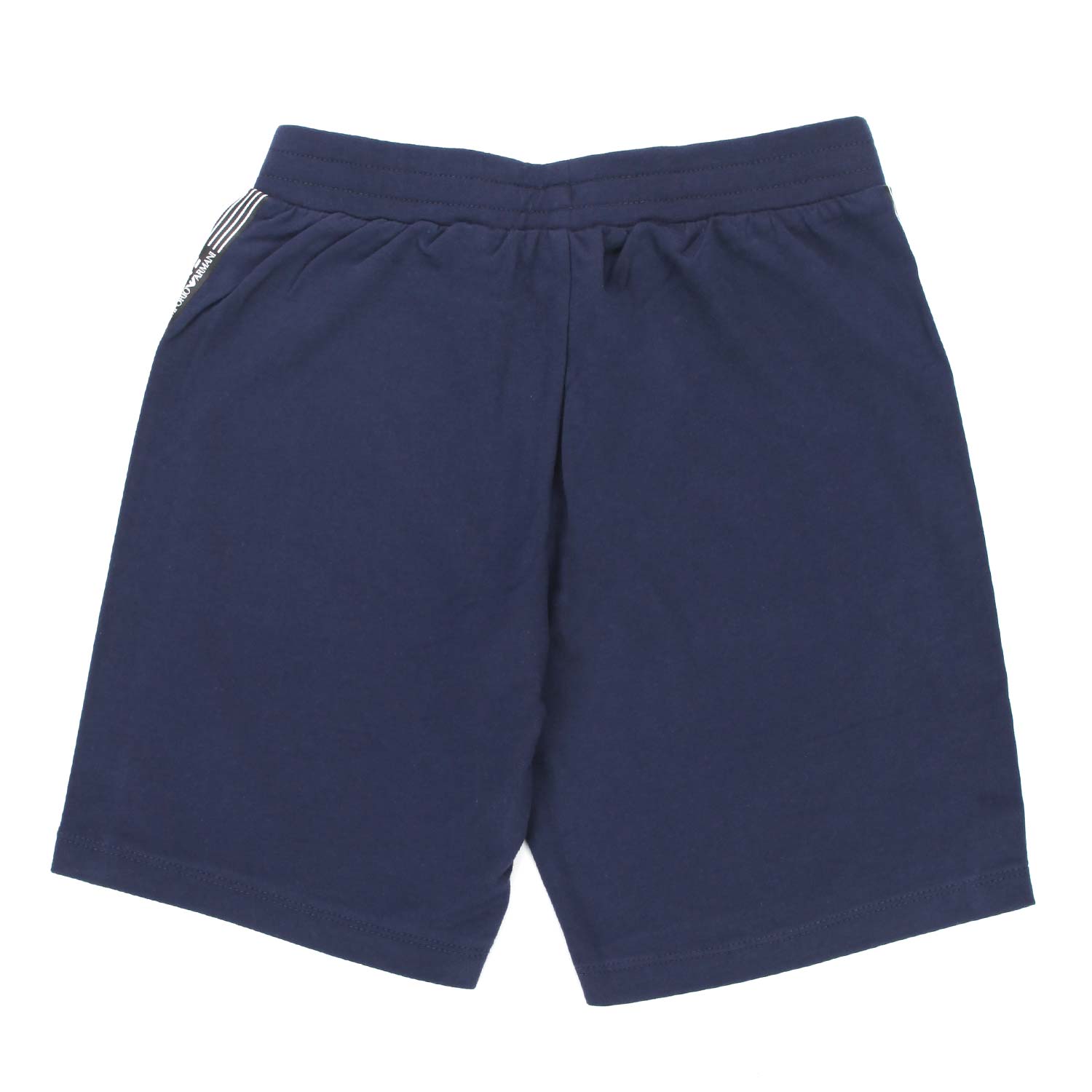 SHORTS IN FELPA BLU CON LOGHI EA7 BAMBINO E TEEN - annameglio.com abbigliamento moda