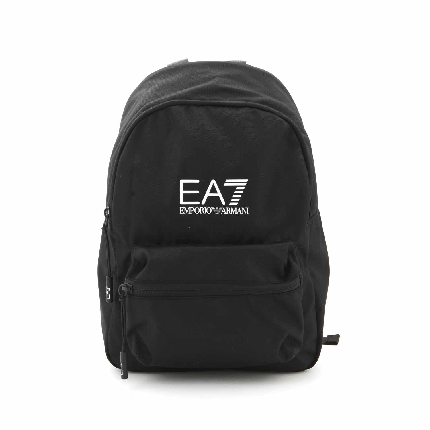 ZAINO UNISEX NERO LOGO EA7 BIANCO - annameglio.com abbigliamento moda