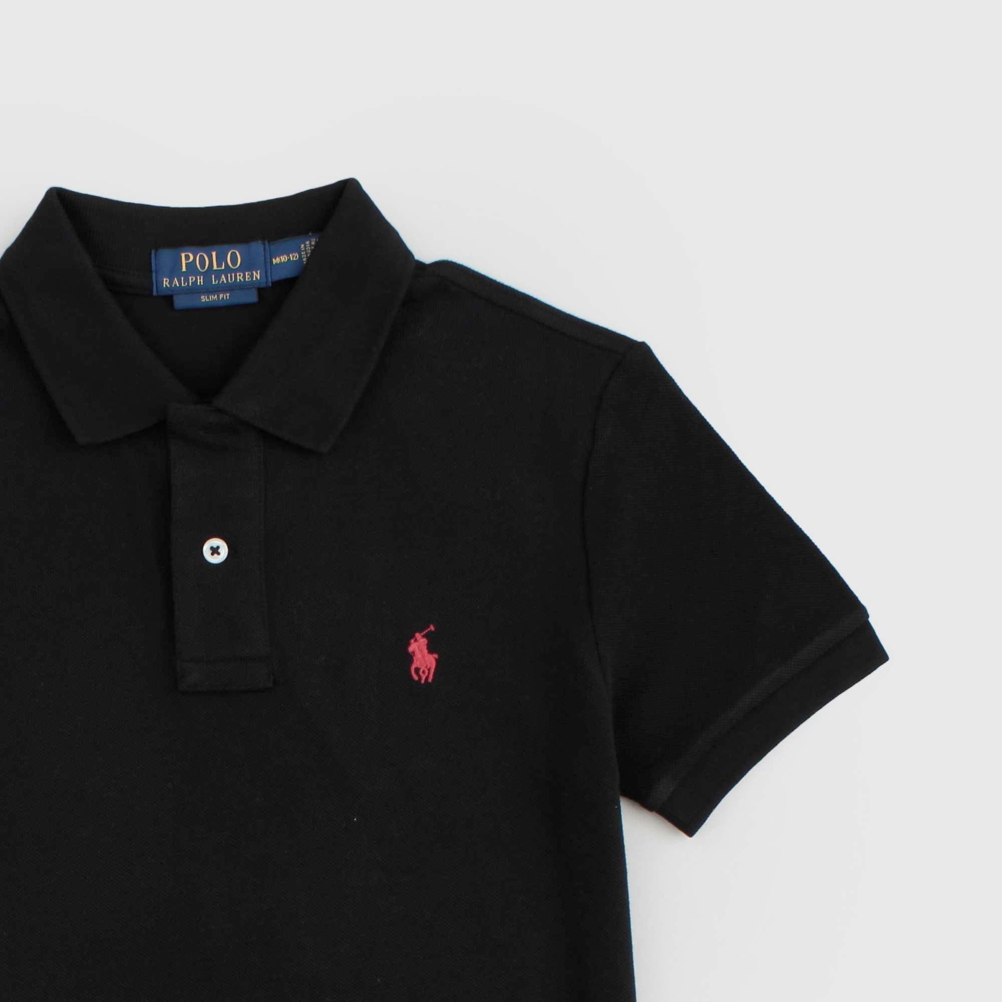 POLO RL NERA BAMBINO E TEENAGER - annameglio.com abbigliamento moda