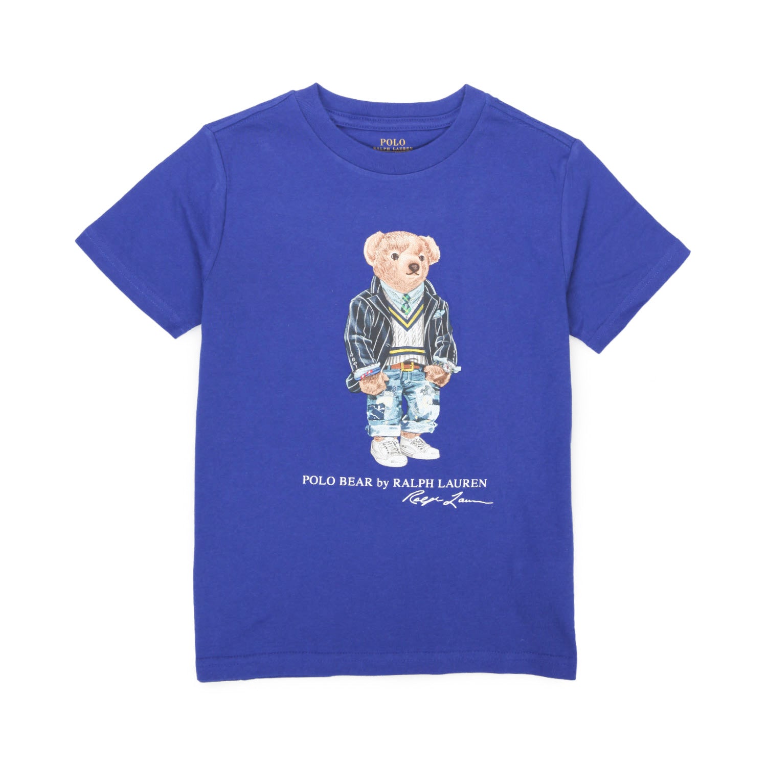 T-SHIRT POLO BEAR BLU BAMBINO E BEBÈ - annameglio.com abbigliamento moda
