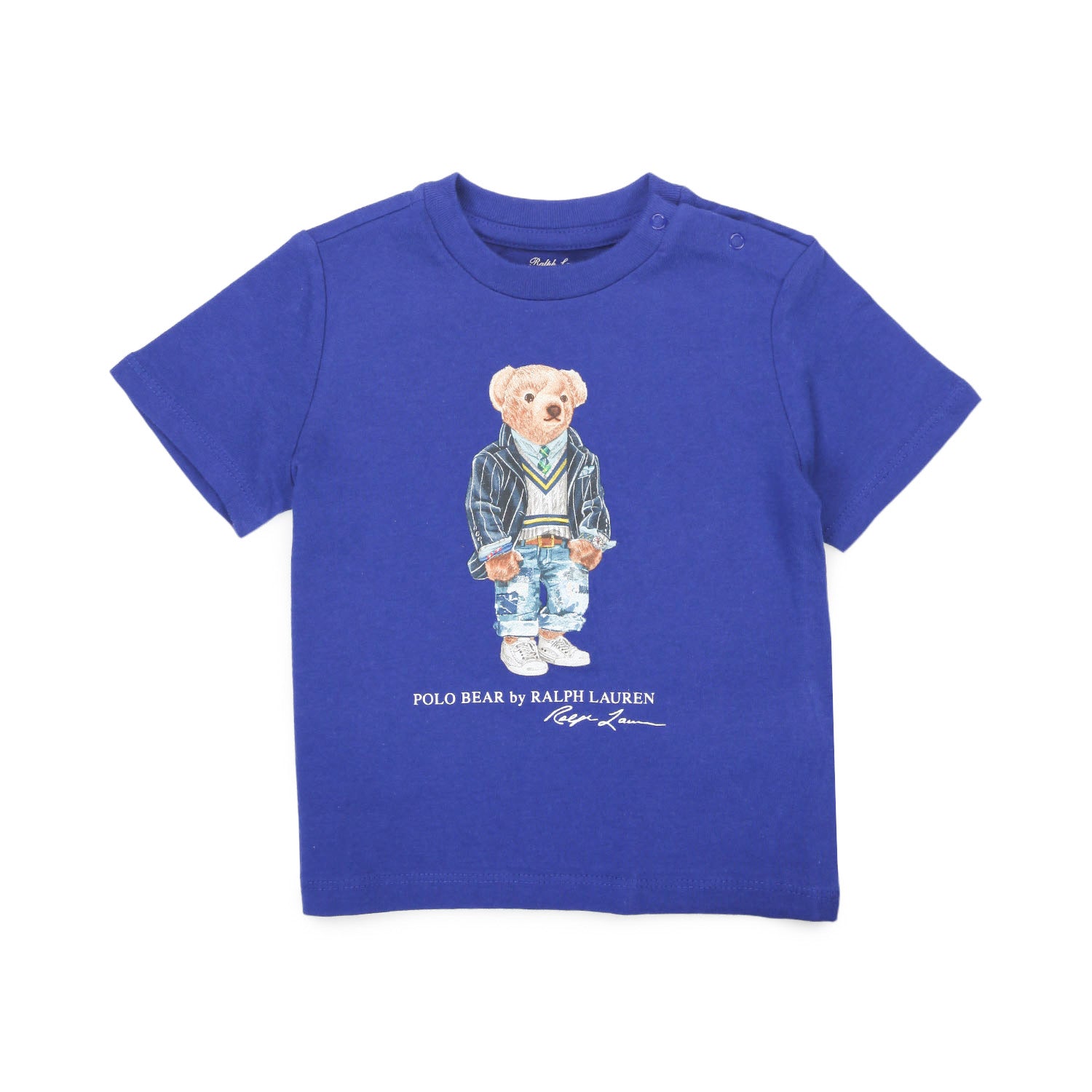 T-SHIRT POLO BEAR BLU BAMBINO E BEBÈ - annameglio.com abbigliamento moda