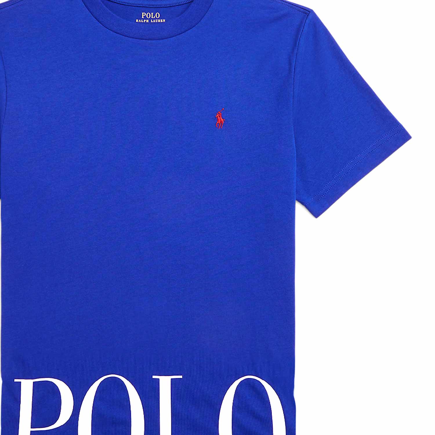 T-SHIRT BLU ROYAL CON LOGO E PONY BAMBINO E TEEN - annameglio.com abbigliamento moda