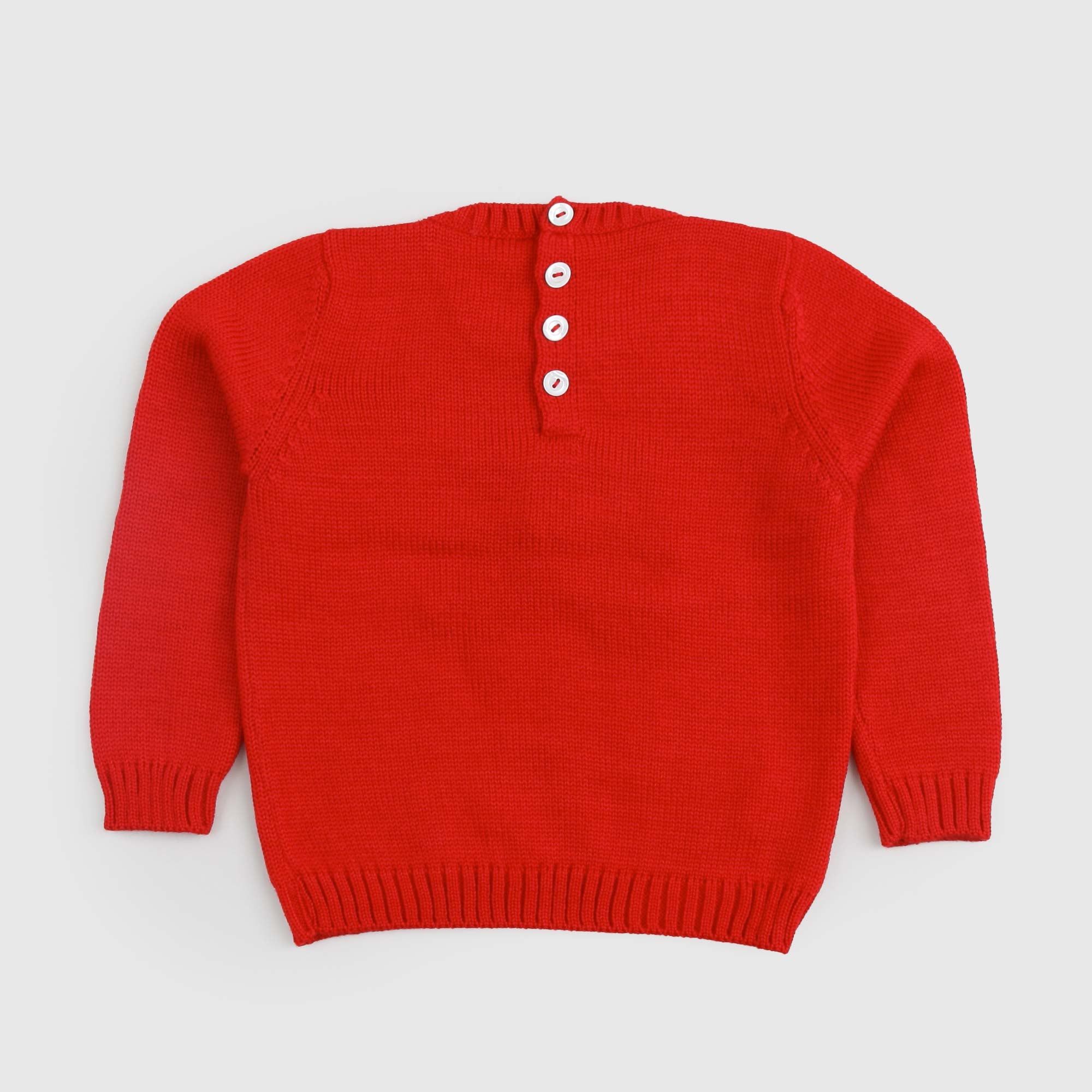 PULLOVER DI LANA ROSSO BIMBO E NEONATO - annameglio.com abbigliamento moda