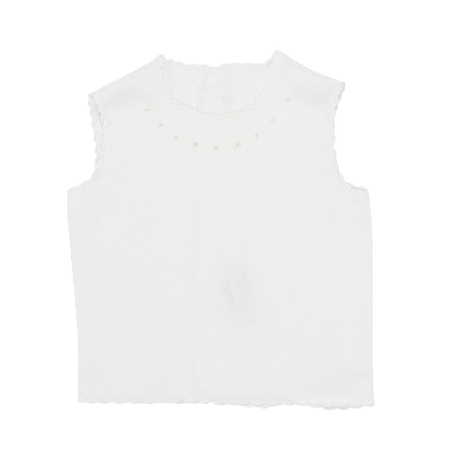 CANOTTA BIANCA DI SETA UNISEX - annameglio.com abbigliamento moda