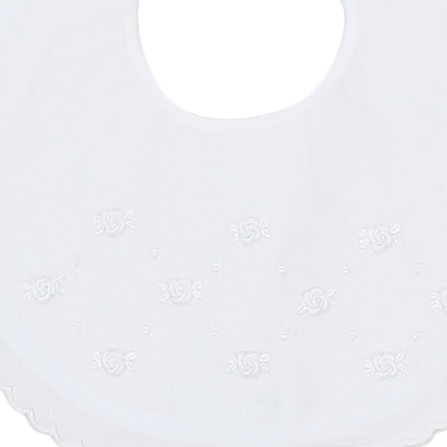 BAVETTA RICAMATA IN COTONE BIANCO - annameglio.com abbigliamento moda