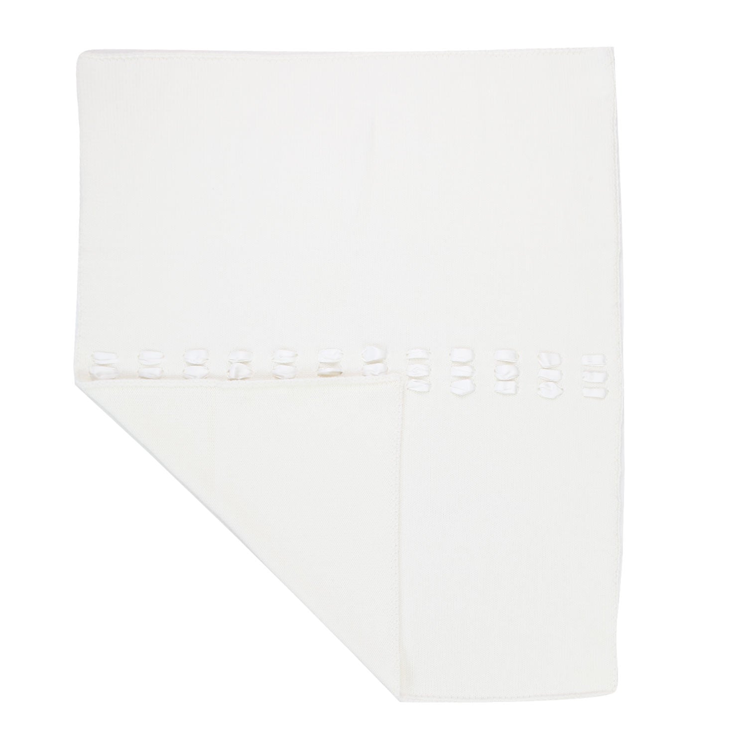 COPERTA DI LANA UNISEX BIANCO PANNA NEONATO - annameglio.com abbigliamento moda