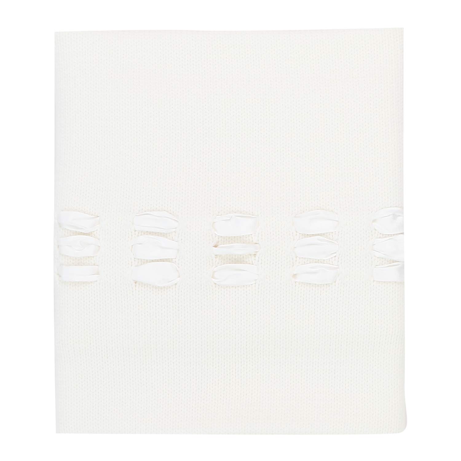 COPERTA DI LANA UNISEX BIANCO PANNA NEONATO - annameglio.com abbigliamento moda