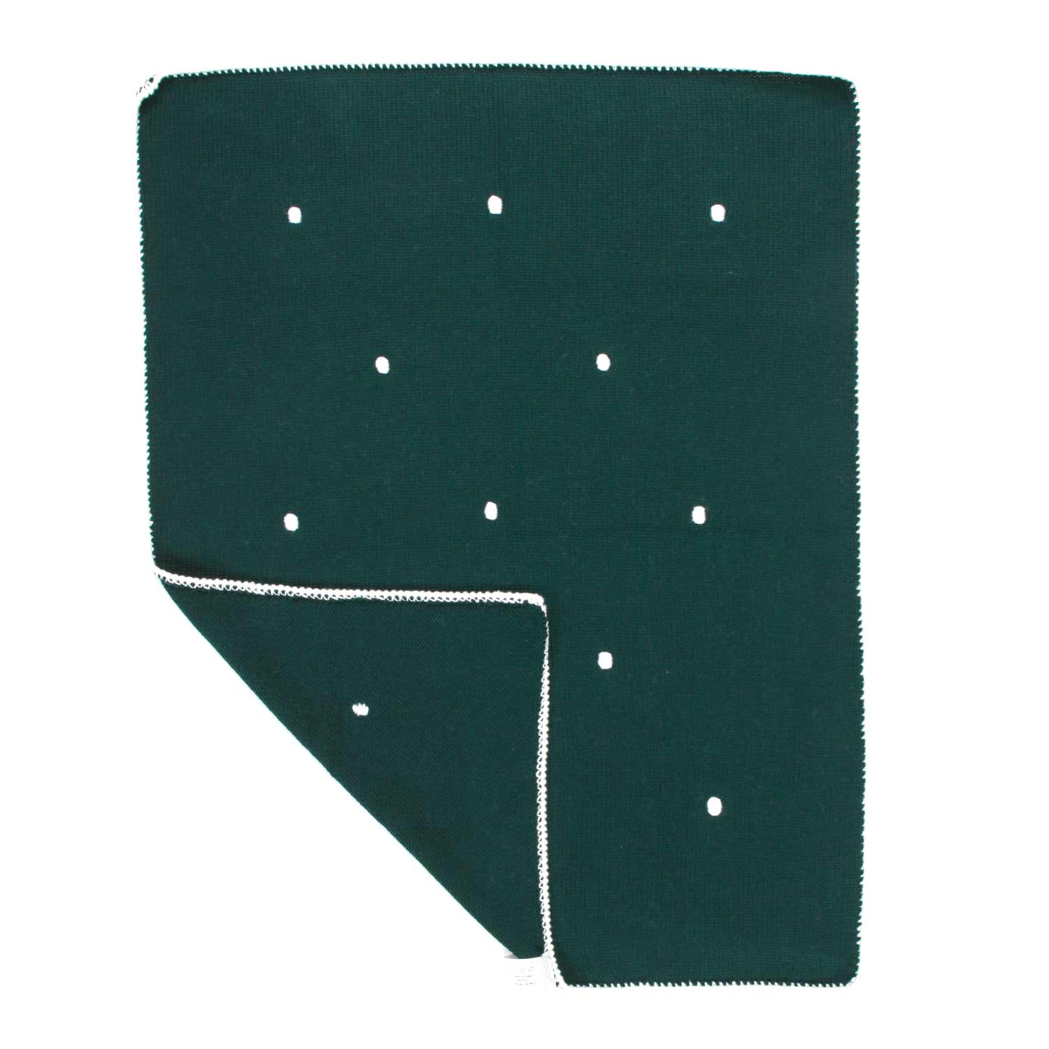COPERTA DI LANA UNISEX VERDE NEONATO - annameglio.com abbigliamento moda