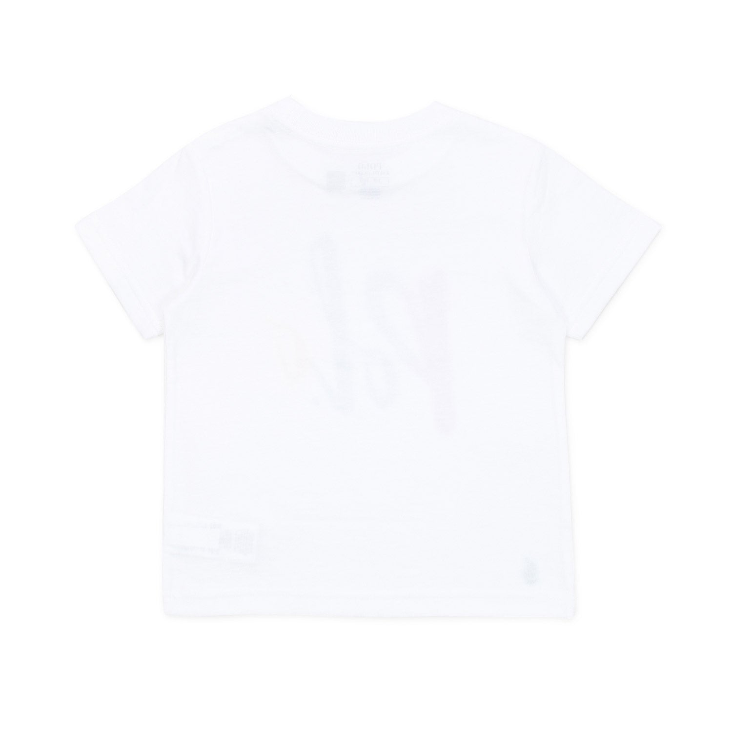 T-SHIRT BIANCA CON LOGO POLO MULTICOLOR - annameglio.com abbigliamento moda