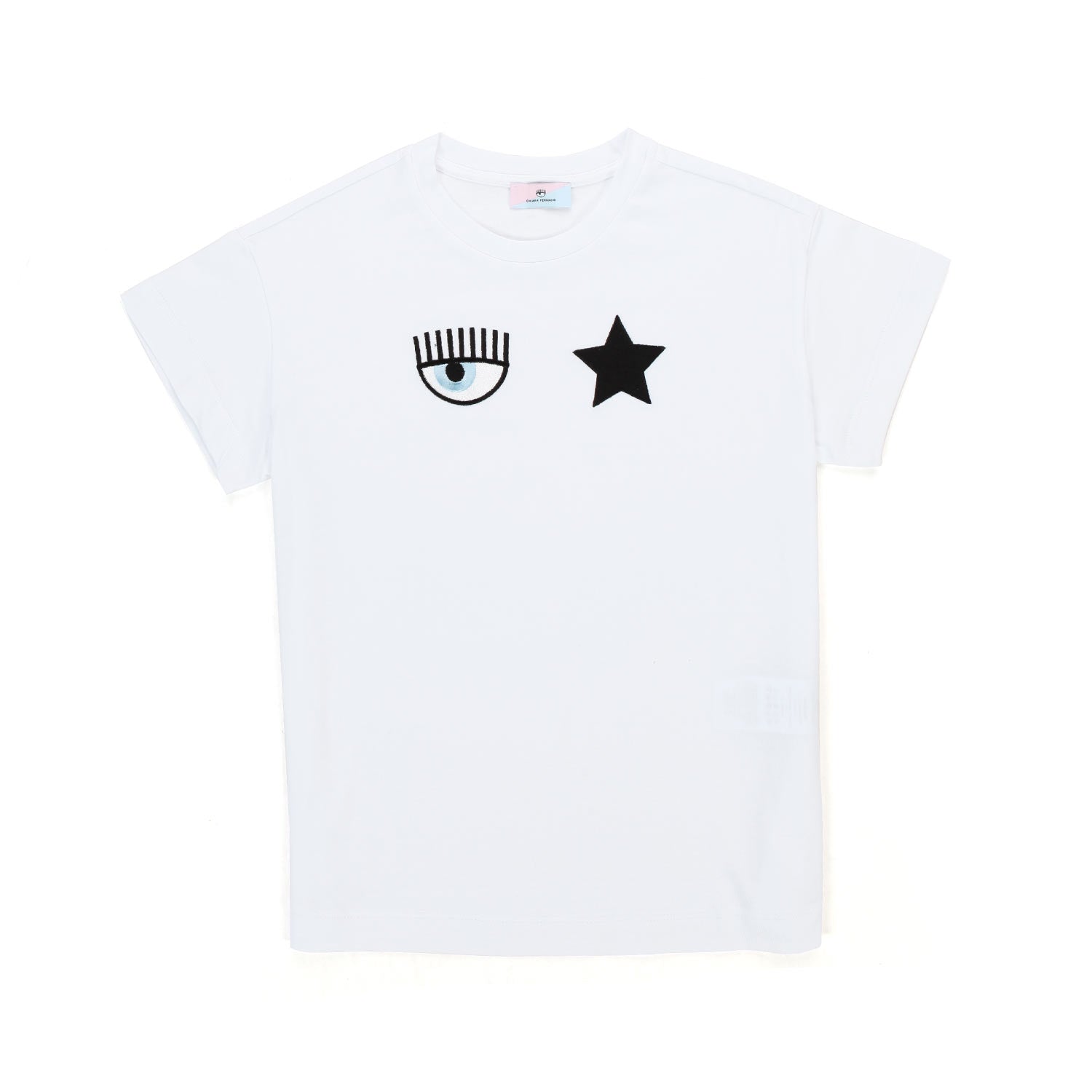 T-SHIRT EYE STAR BIANCA BAMBINA - annameglio.com abbigliamento moda
