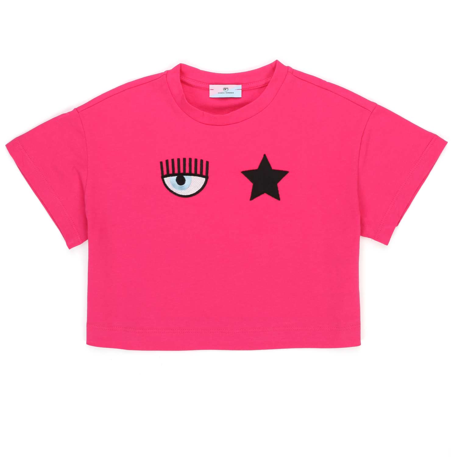 T-SHIRT CROPPED ROSA FANDANGO BAMBINA - annameglio.com abbigliamento moda