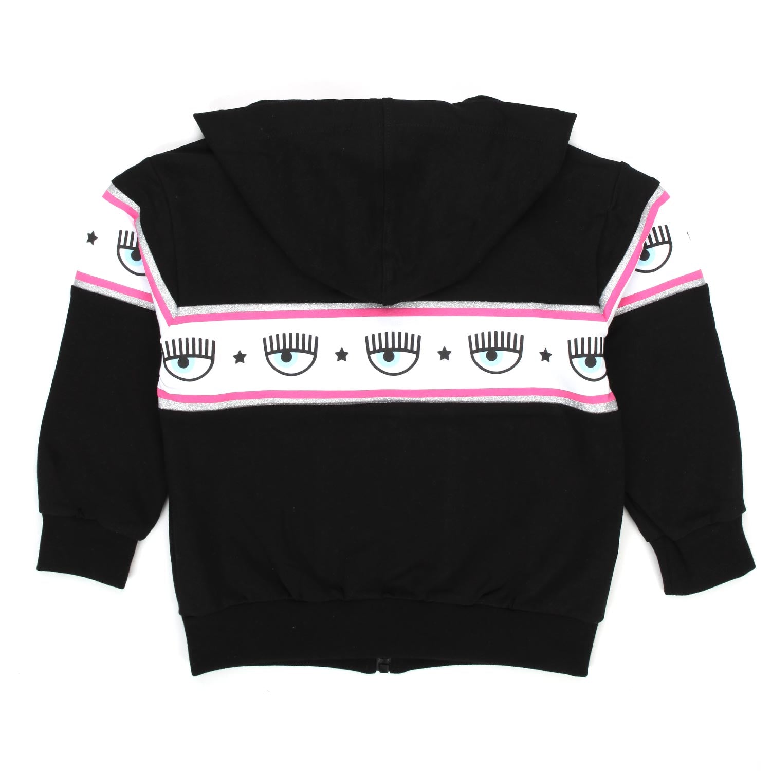 FELPA HOODIE LOGOMANIA NERA BAMBINA - annameglio.com abbigliamento moda