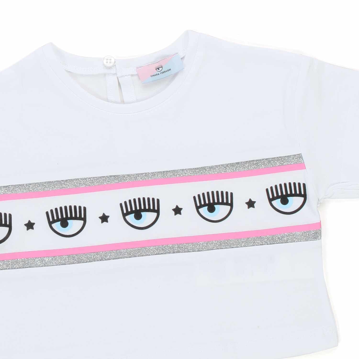 T-SHIRT CROPPED BIANCA NEONATA - annameglio.com abbigliamento moda
