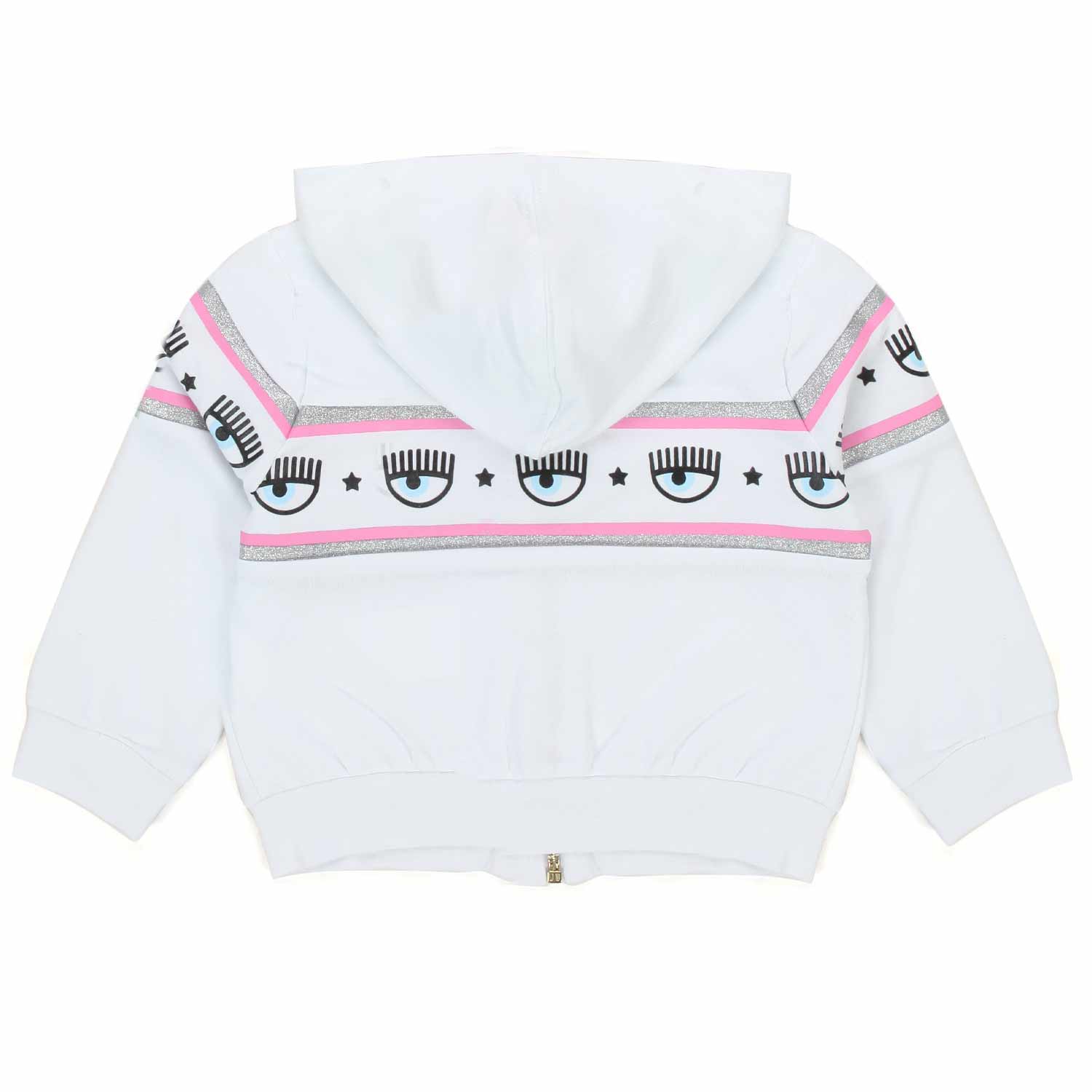 FELPA LOGOMANIA ZIP NEONATA - annameglio.com abbigliamento moda