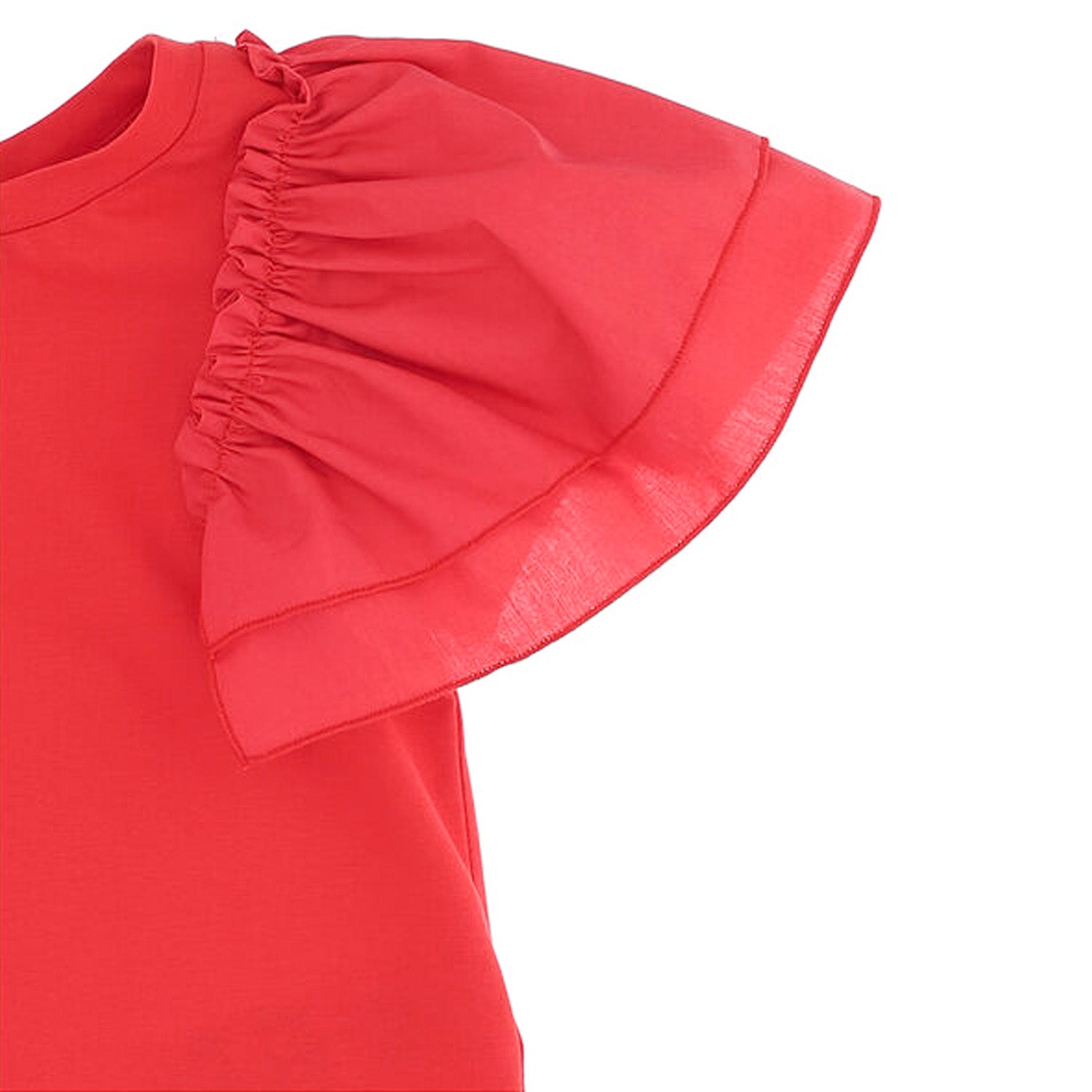 T-SHIRT ROSSA A FARFALLA BAMBINA - annameglio.com abbigliamento moda