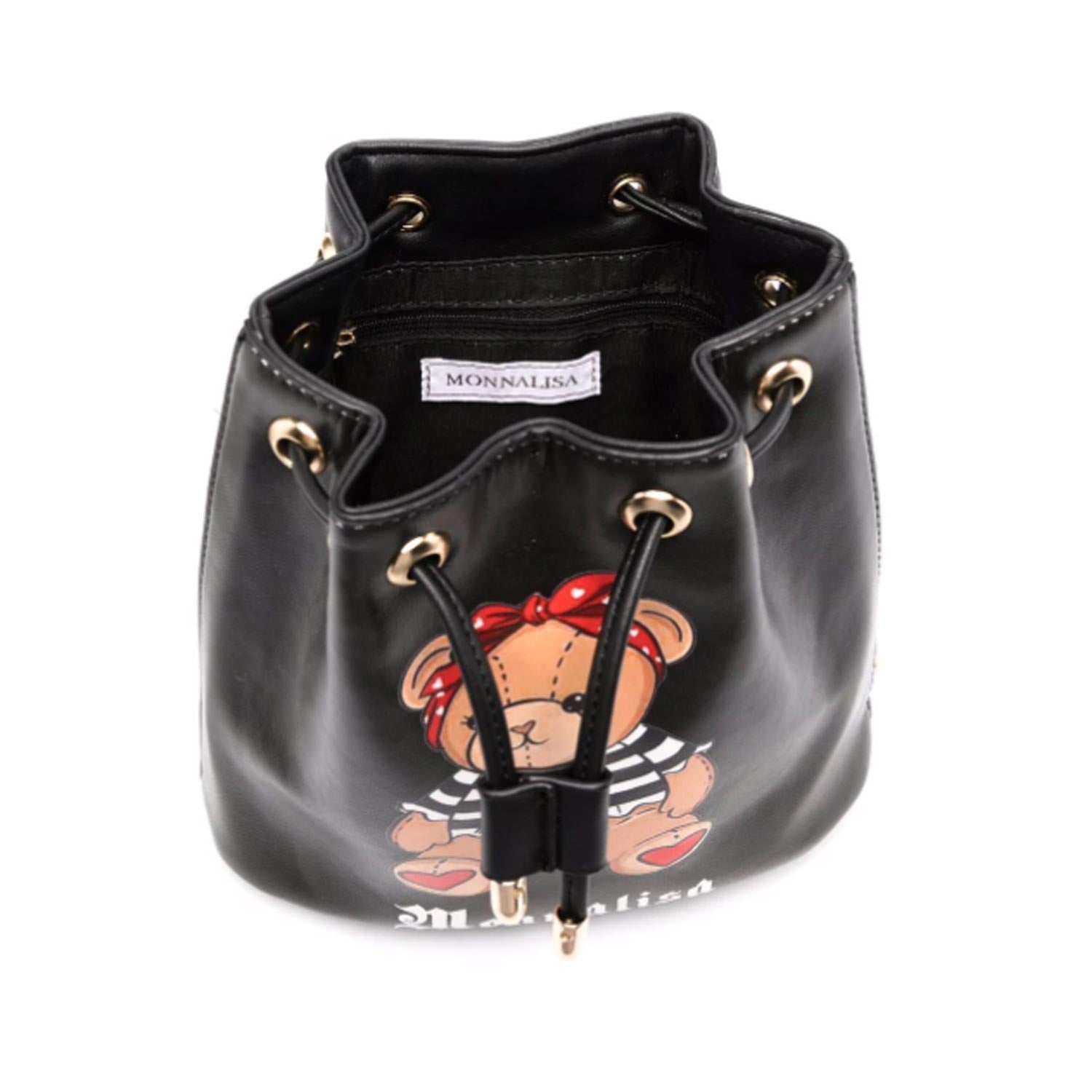 ZAINO A SECCHIELLO NERO BAMBINA E TEEN - annameglio.com abbigliamento moda