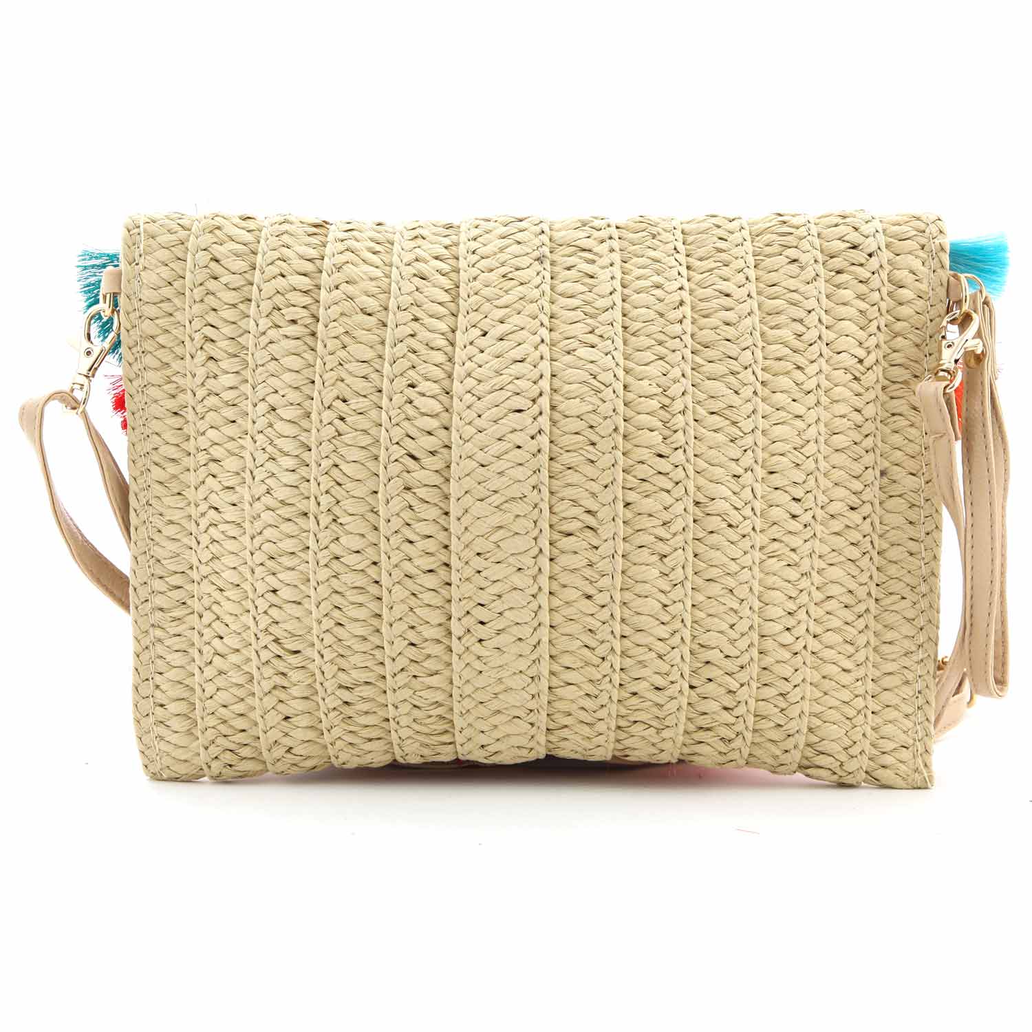 BORSA POCHETTE BEIGE CON NAPPINE BAMBINA E TEEN - annameglio.com abbigliamento moda