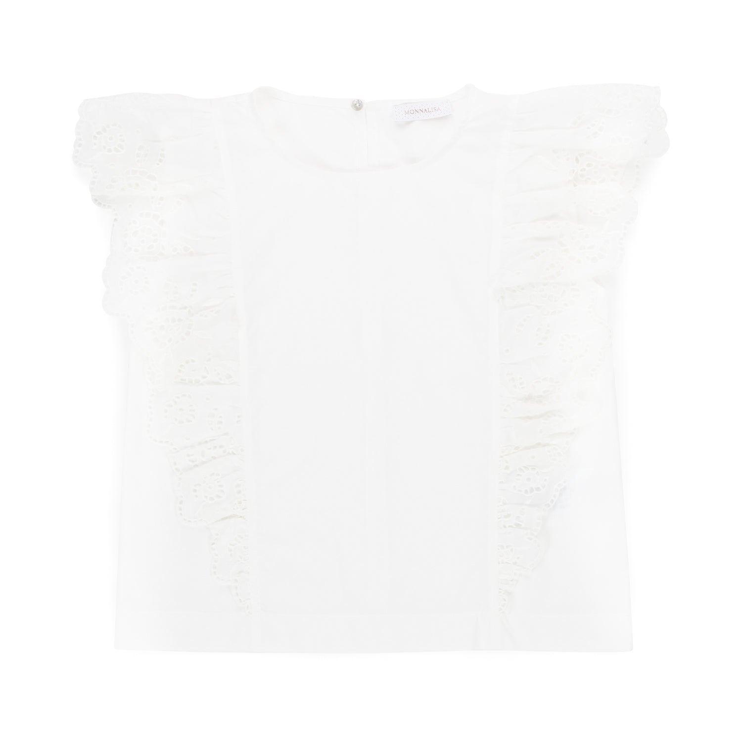 CASACCA BIANCA CON RICAMI INTAGLIO BAMBINA E TEEN - annameglio.com abbigliamento moda