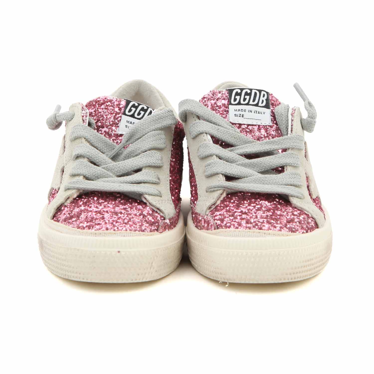 SNEAKERS GLITTER ROSA BAMBINA - annameglio.com abbigliamento moda