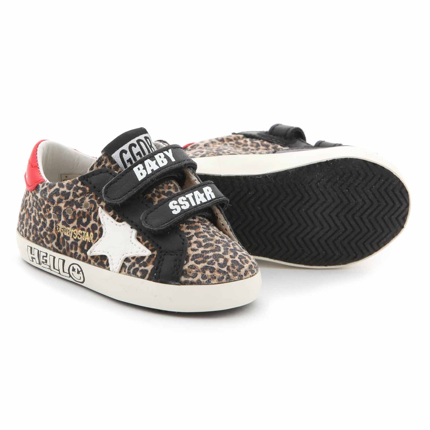 SNEAKER BABY SCHOOL LEOPARDATA BAMBINA BEBÈ - annameglio.com abbigliamento moda