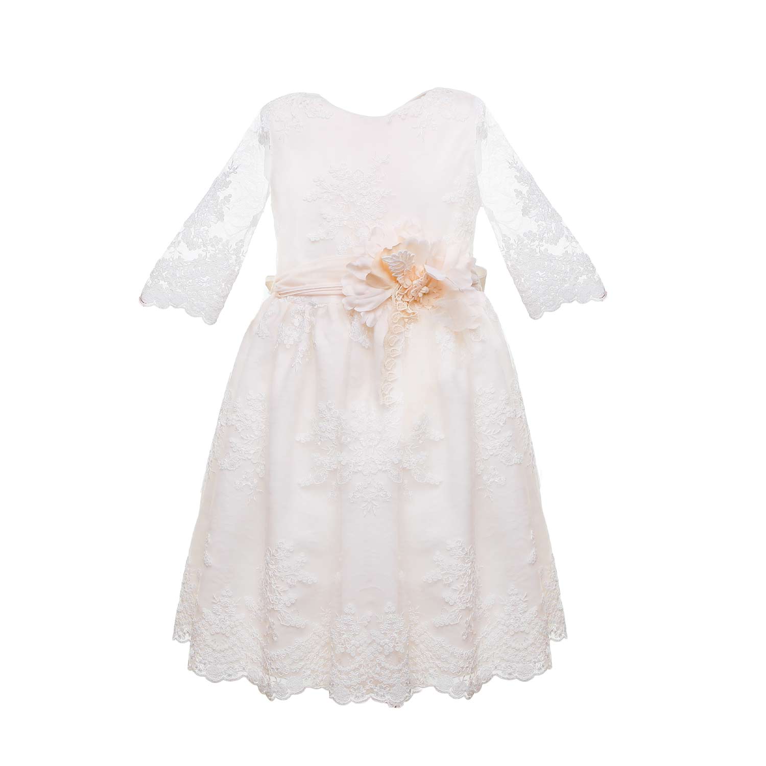 ABITO CERIMONIA BIANCO E AVORIO BAMBINA E TEEN - annameglio.com abbigliamento moda