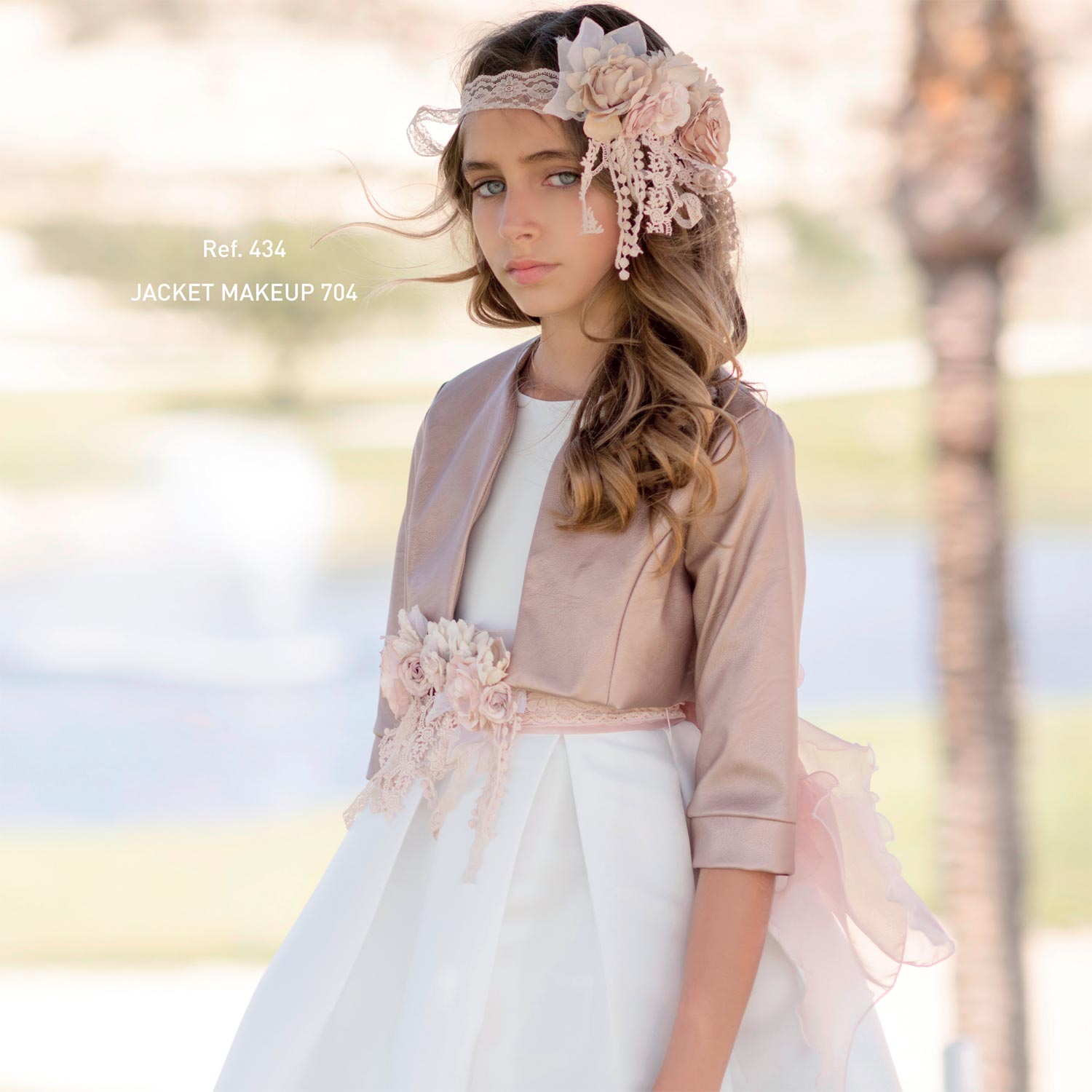 ABITO CERIMONIA BIANCO E MALVA BABY E TEEN - annameglio.com abbigliamento moda