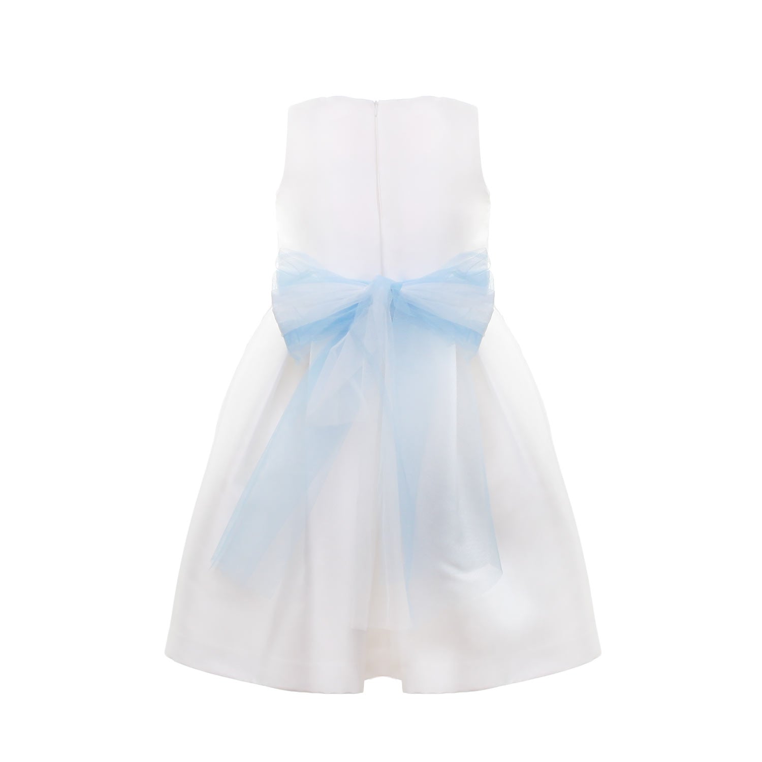 ABITO CERIMONIA BIANCO E CELESTE BAMBINA E TEEN - annameglio.com abbigliamento moda