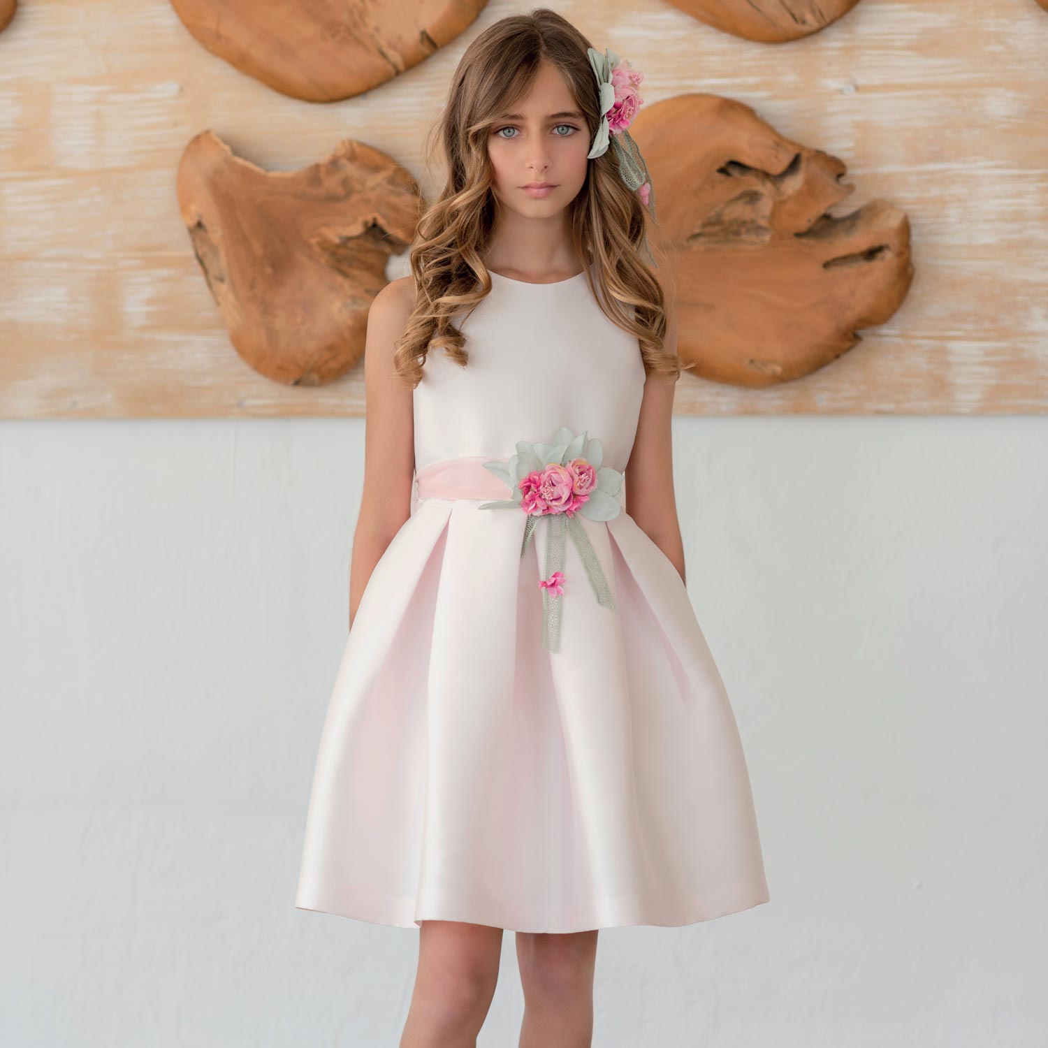 ABITO CERIMONIA ROSA CONFETTO BAMBINA E TEEN - annameglio.com abbigliamento moda