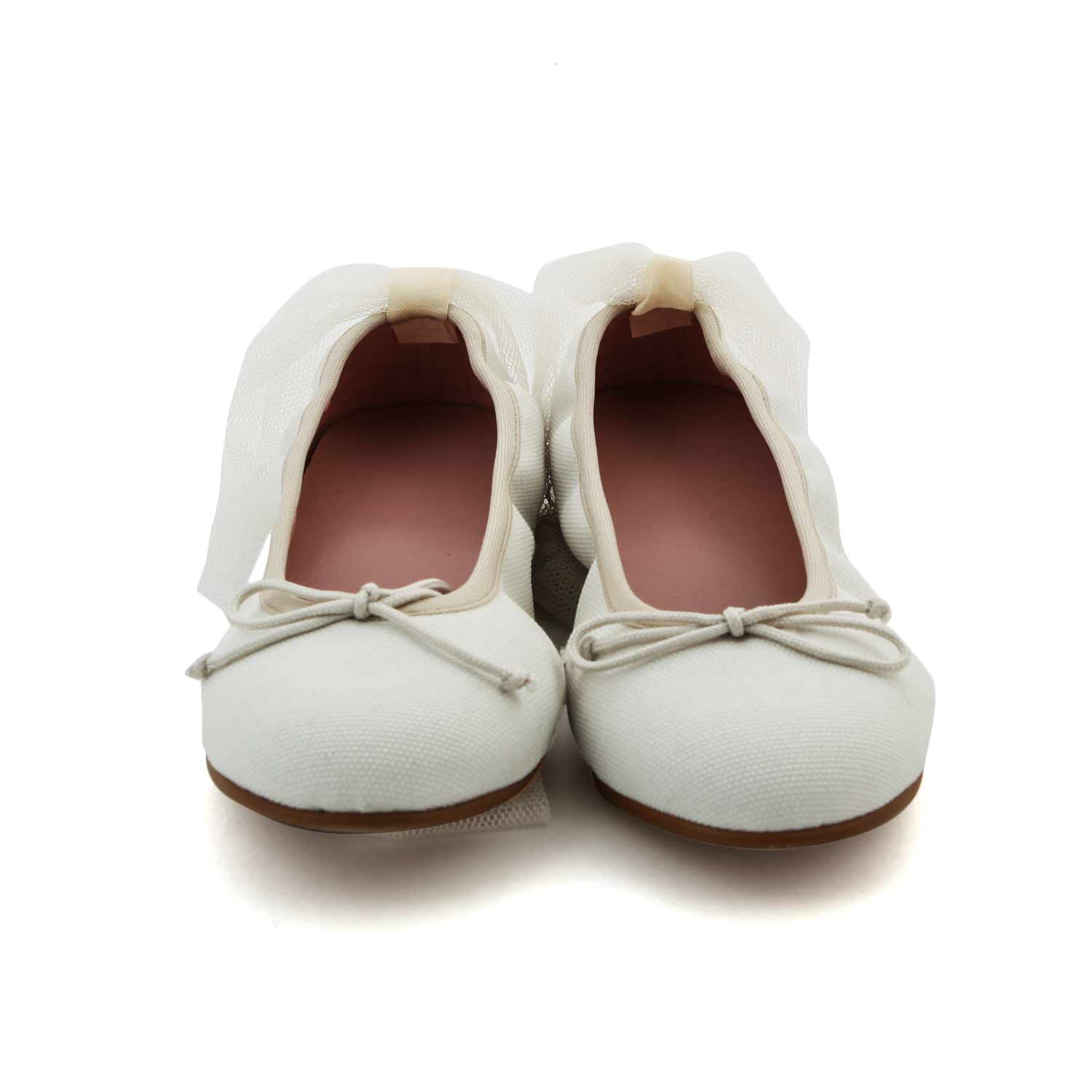 BALLERINE BIANCHE CON TULLE BAMBINA E TEEN - annameglio.com abbigliamento moda