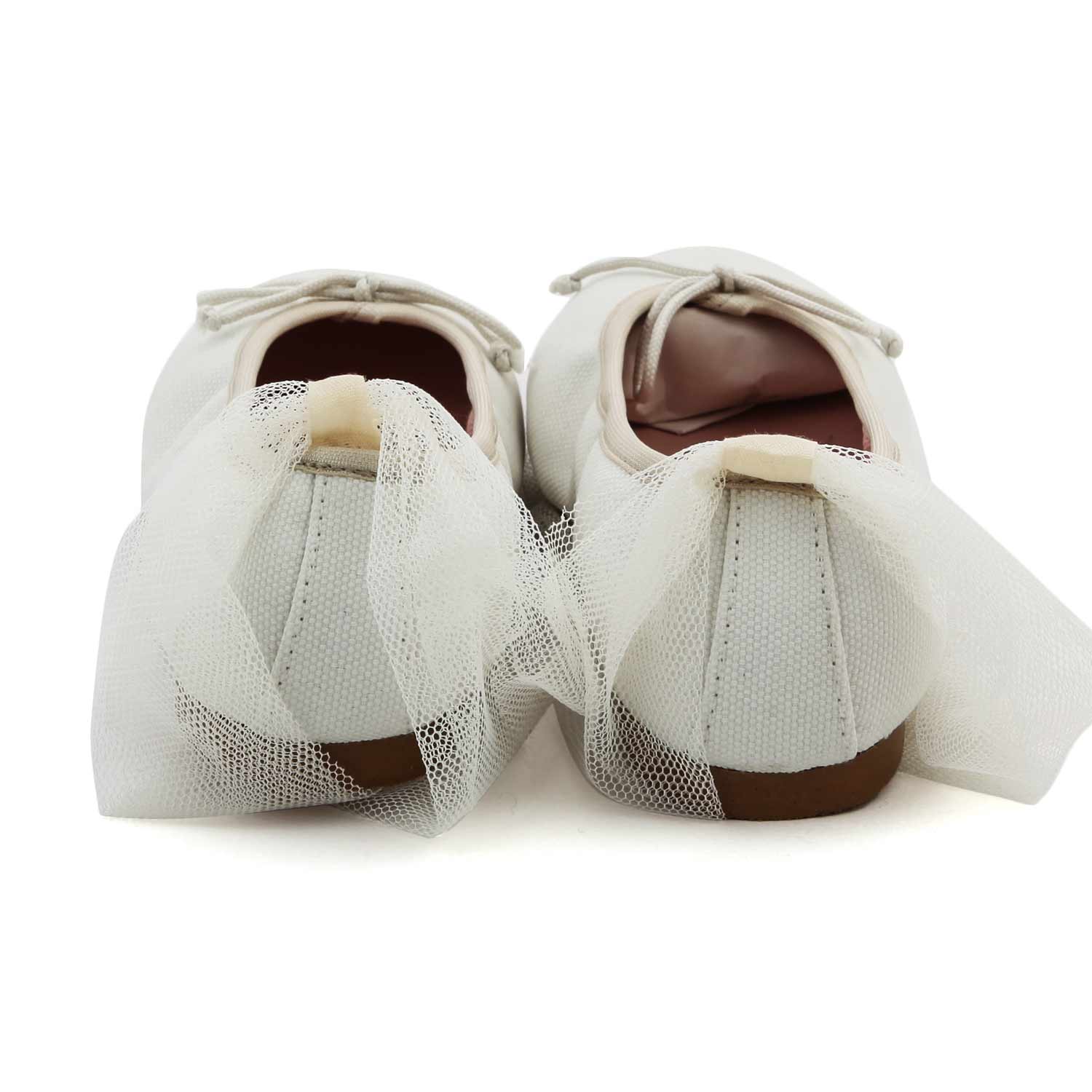 BALLERINE BIANCHE CON TULLE BAMBINA E TEEN - annameglio.com abbigliamento moda