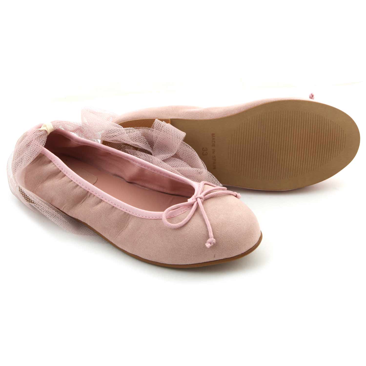 BALLERINE ROSA PASTELLO CON TULLE BAMBINA E TEEN - annameglio.com abbigliamento moda