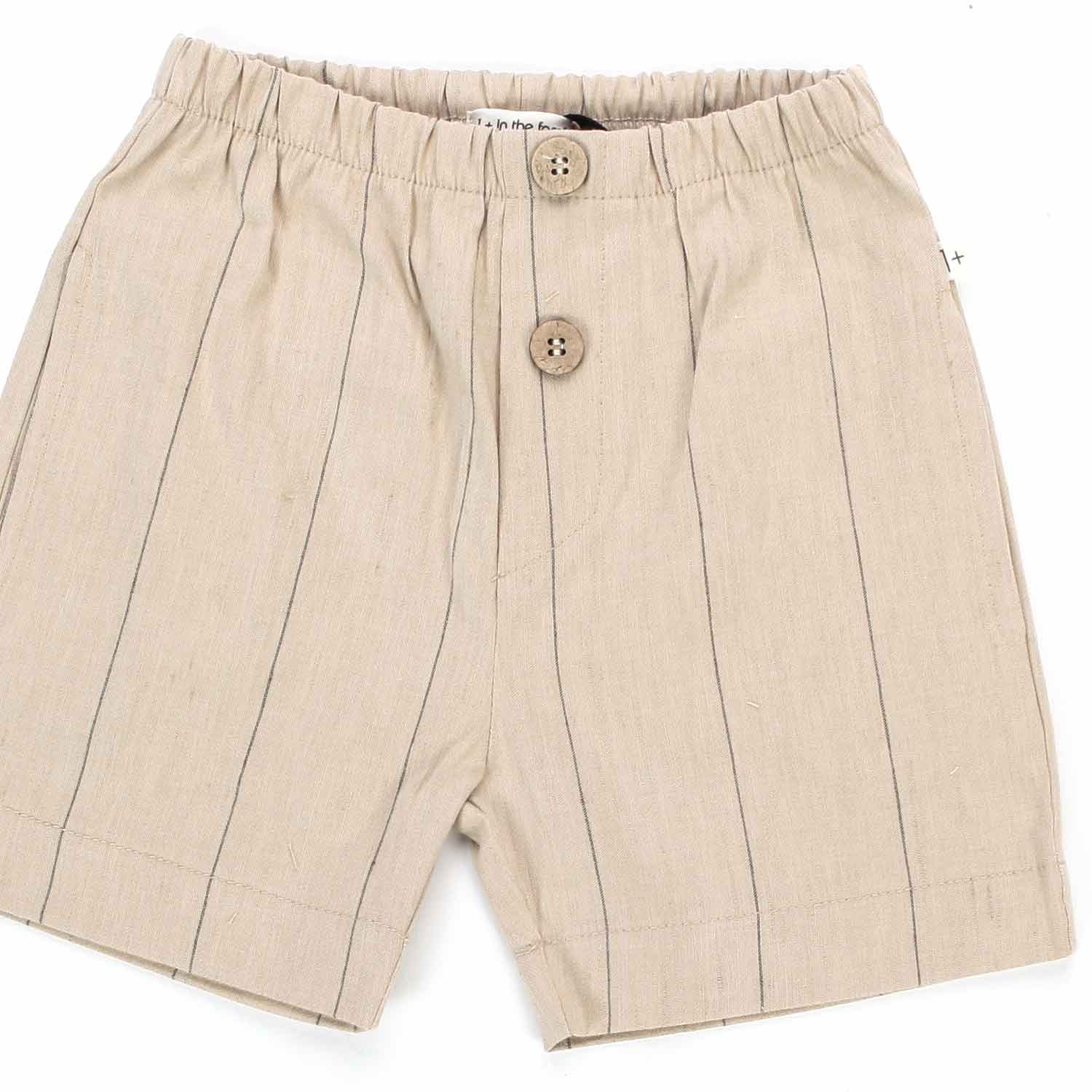 BERMUDA SERGI BEIGE A RIGHE BAMBINO E BEBÈ - annameglio.com abbigliamento moda
