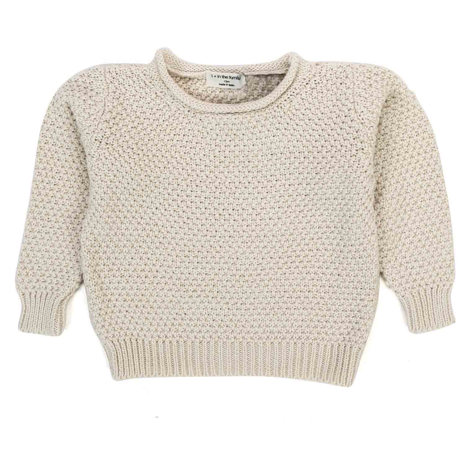 MAGLIONCINO WALTER ECRU BABY UNISEX - annameglio.com abbigliamento moda