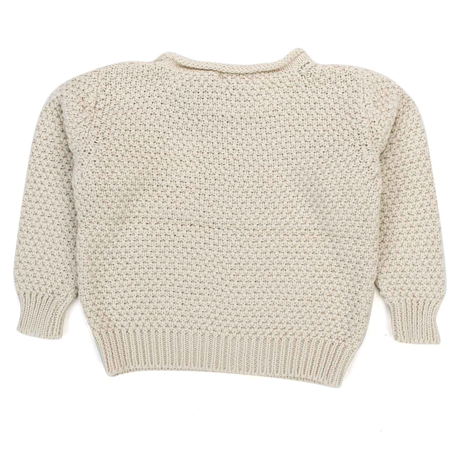 MAGLIONCINO WALTER ECRU BABY UNISEX - annameglio.com abbigliamento moda