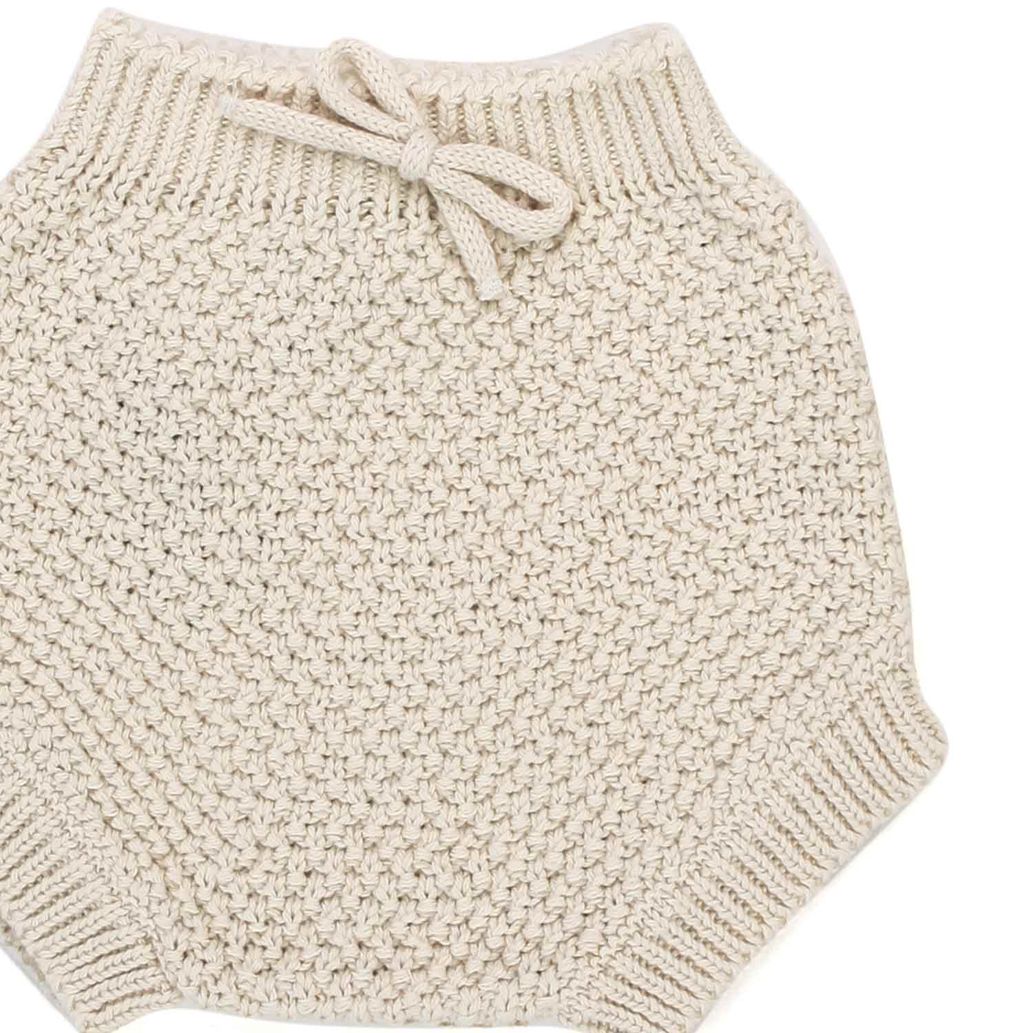 BLOOMER A MAGLIA UTA ECRU NEONATA - annameglio.com abbigliamento moda