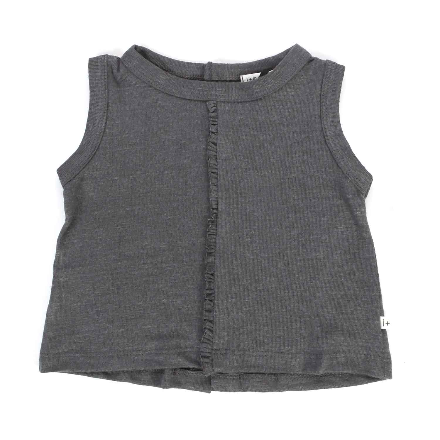 TOP VIR GRIGIO GRAFITE BAMBINA E BEBÈ - annameglio.com abbigliamento moda