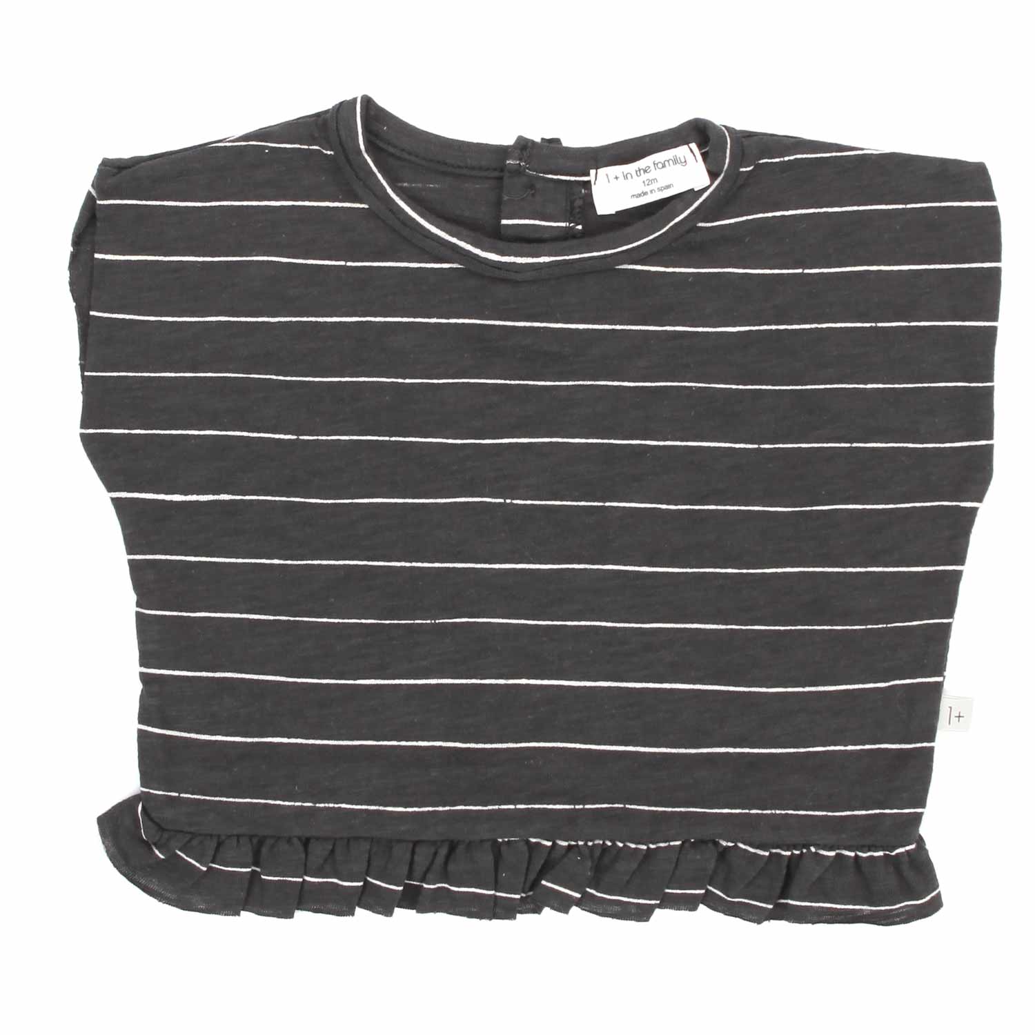TOP IONA GRAFITE A RIGHE BAMBINA E BEBÈ - annameglio.com abbigliamento moda