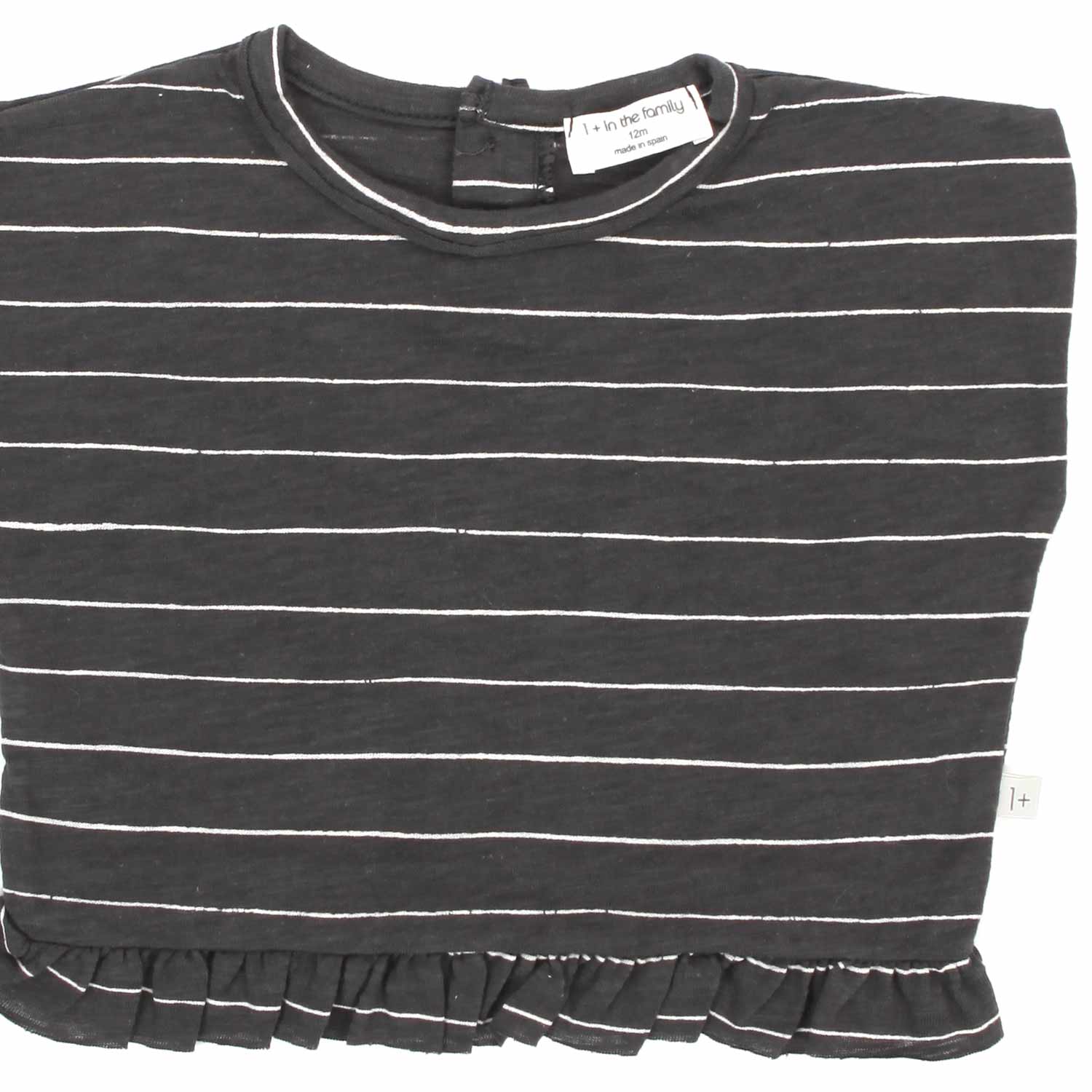 TOP IONA GRAFITE A RIGHE BAMBINA E BEBÈ - annameglio.com abbigliamento moda