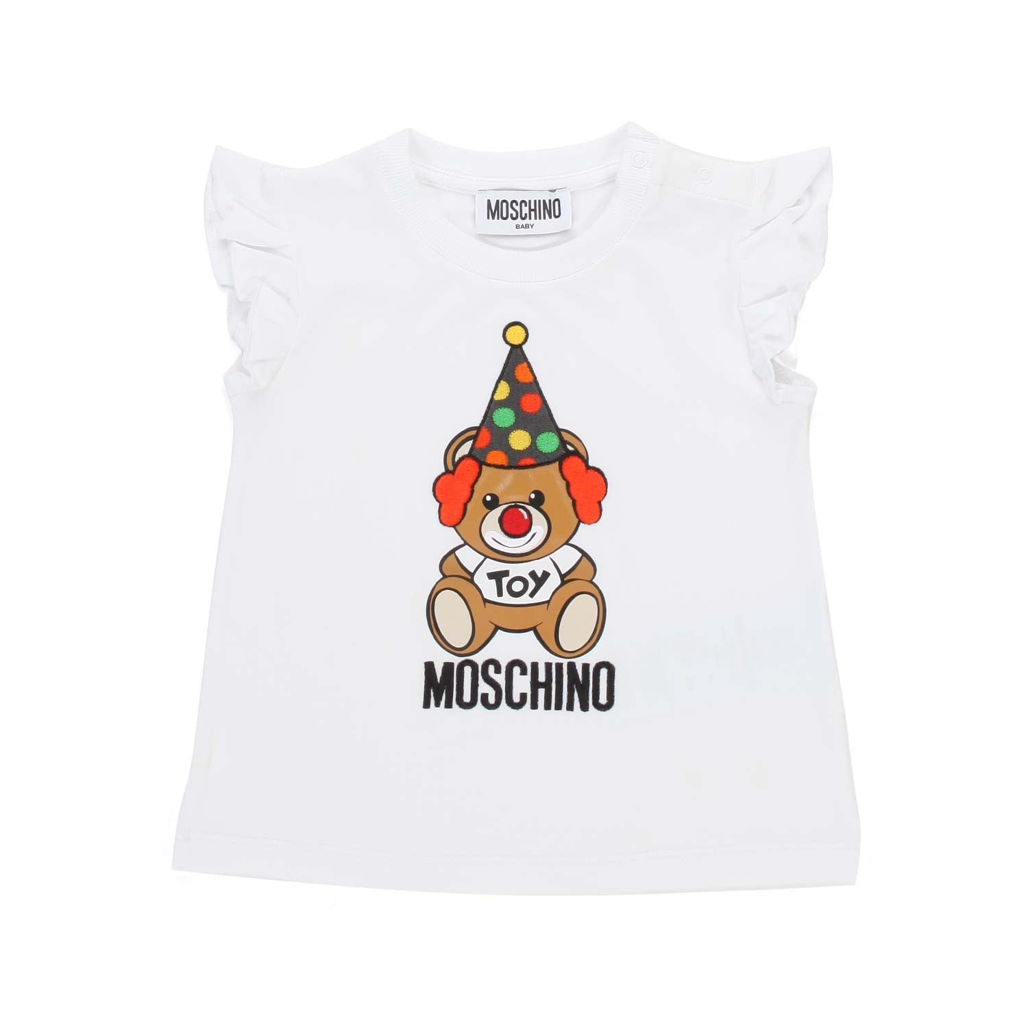 TOP BIANCO CON LOGO BIMBA - annameglio.com abbigliamento moda