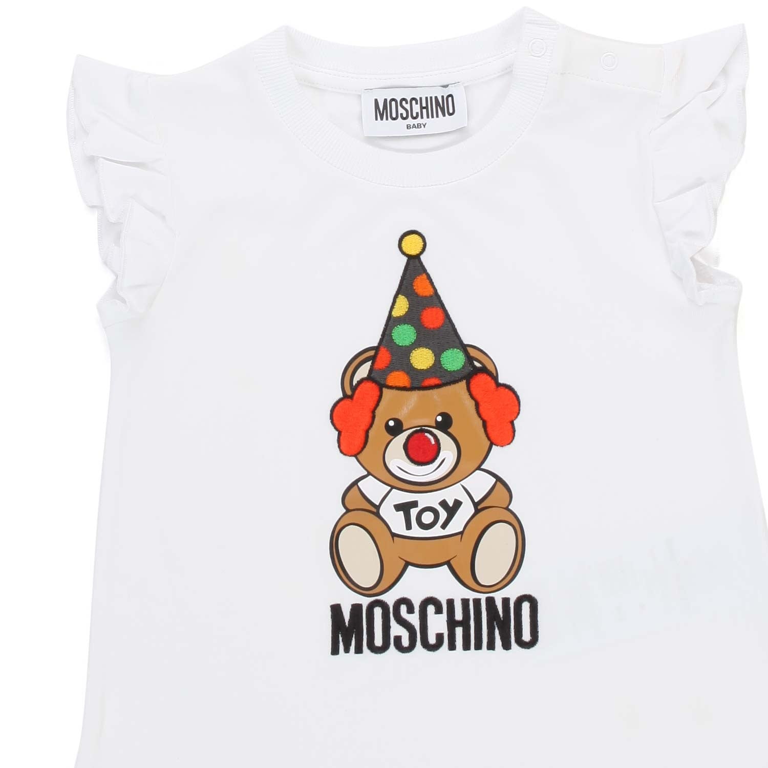 TOP BIANCO CON LOGO BIMBA - annameglio.com abbigliamento moda