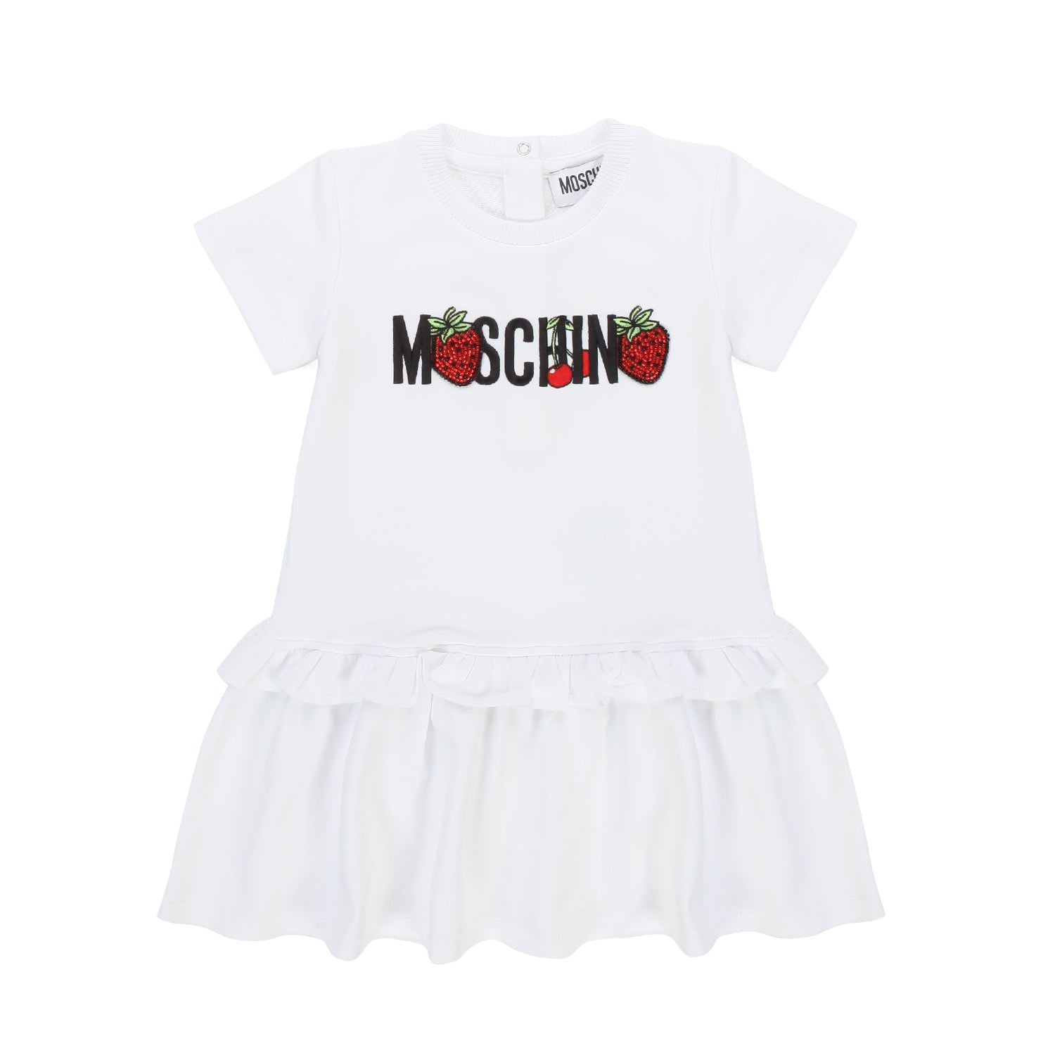 ABITO BIANCO LOGO BIMBA NEONATA - annameglio.com abbigliamento moda