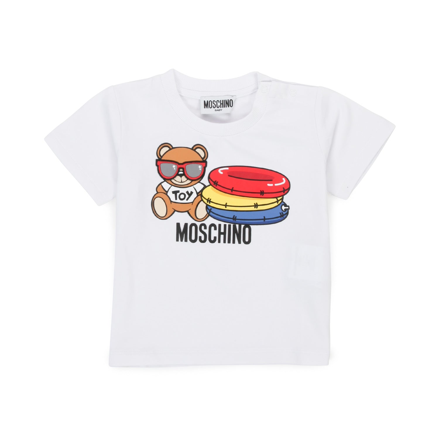 T-SHIRT BIANCA TEDDY BEAR BABY - annameglio.com abbigliamento moda