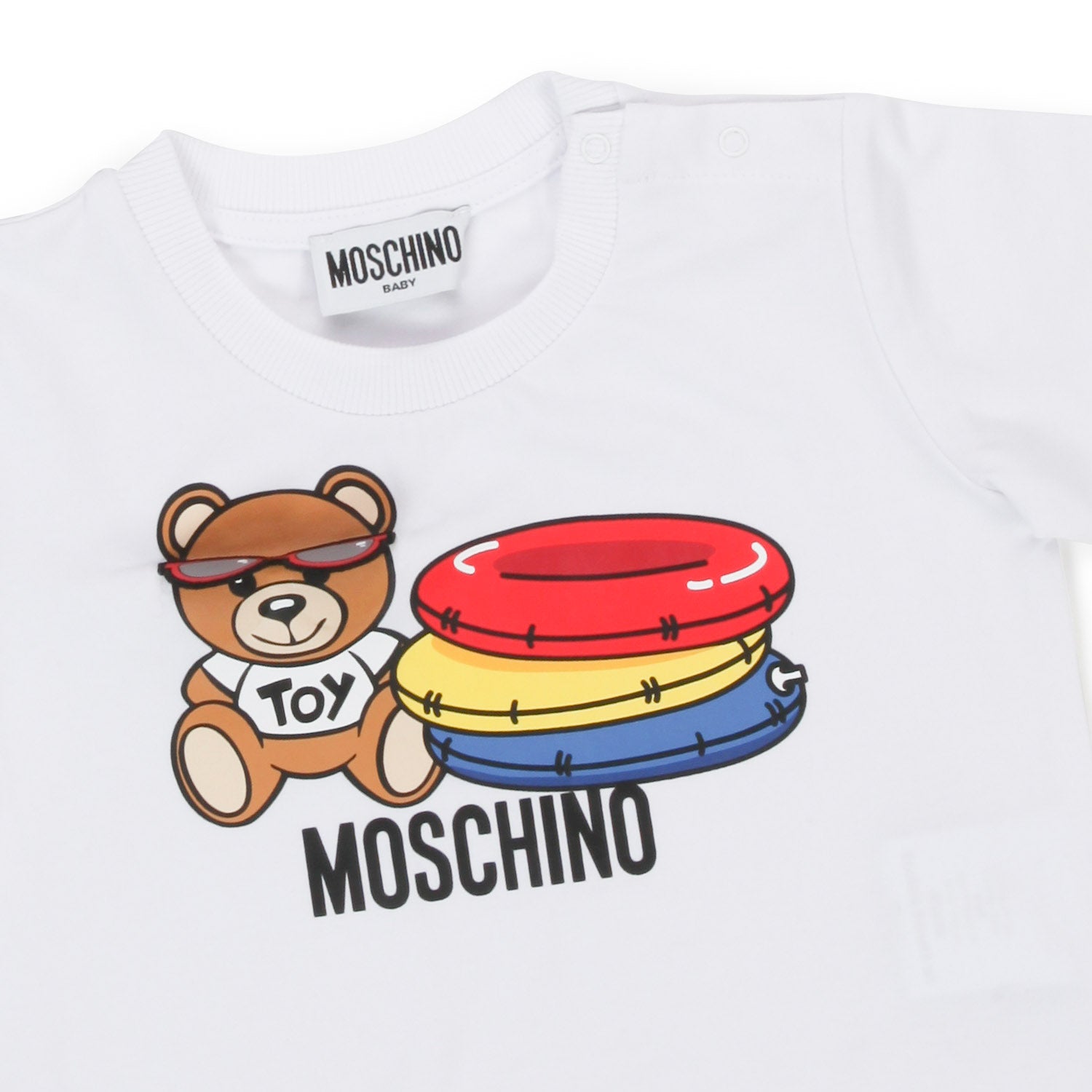 T-SHIRT BIANCA TEDDY BEAR BABY - annameglio.com abbigliamento moda