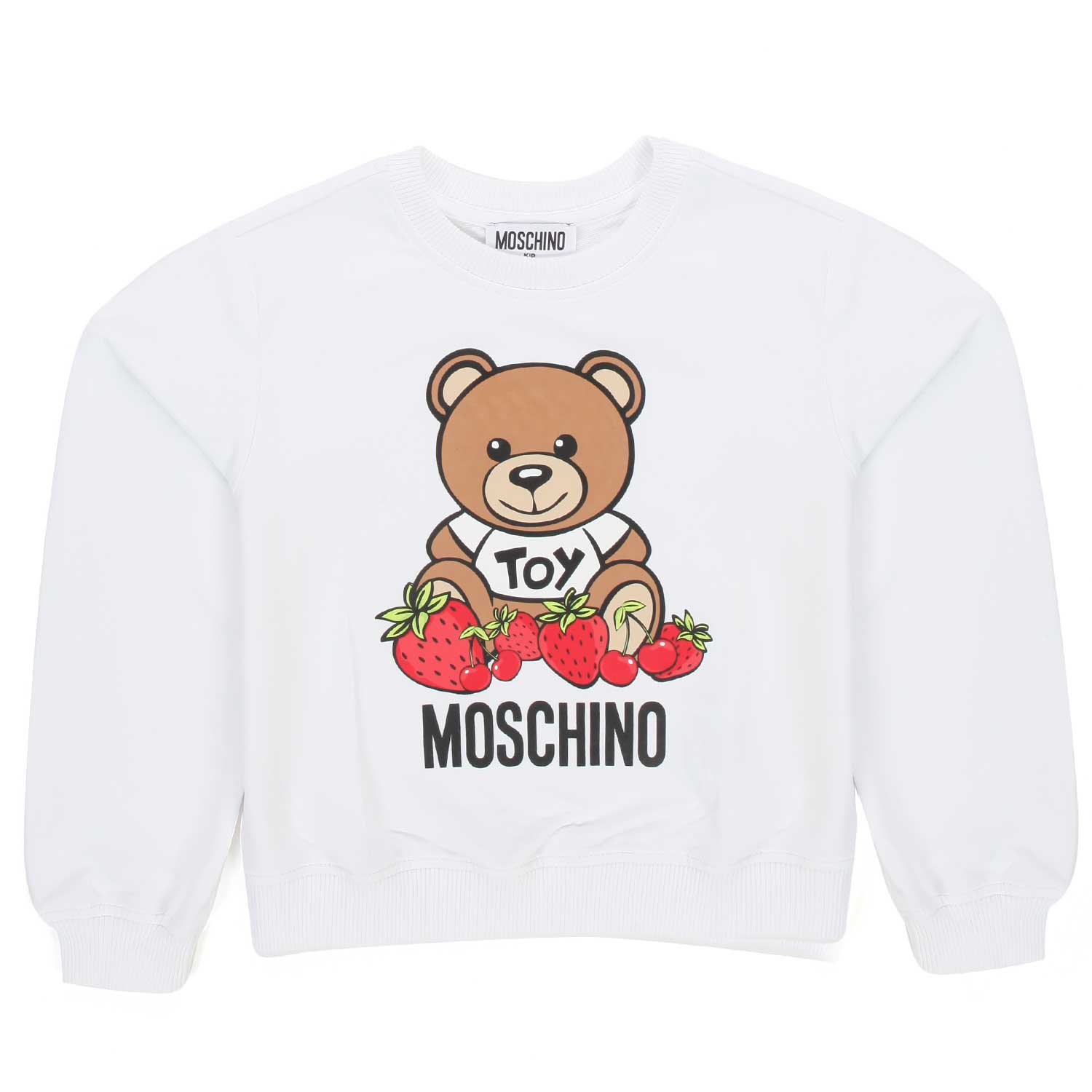 FELPA TEDDY BEAR BIANCA BAMBINA E TEENAGER - annameglio.com abbigliamento moda