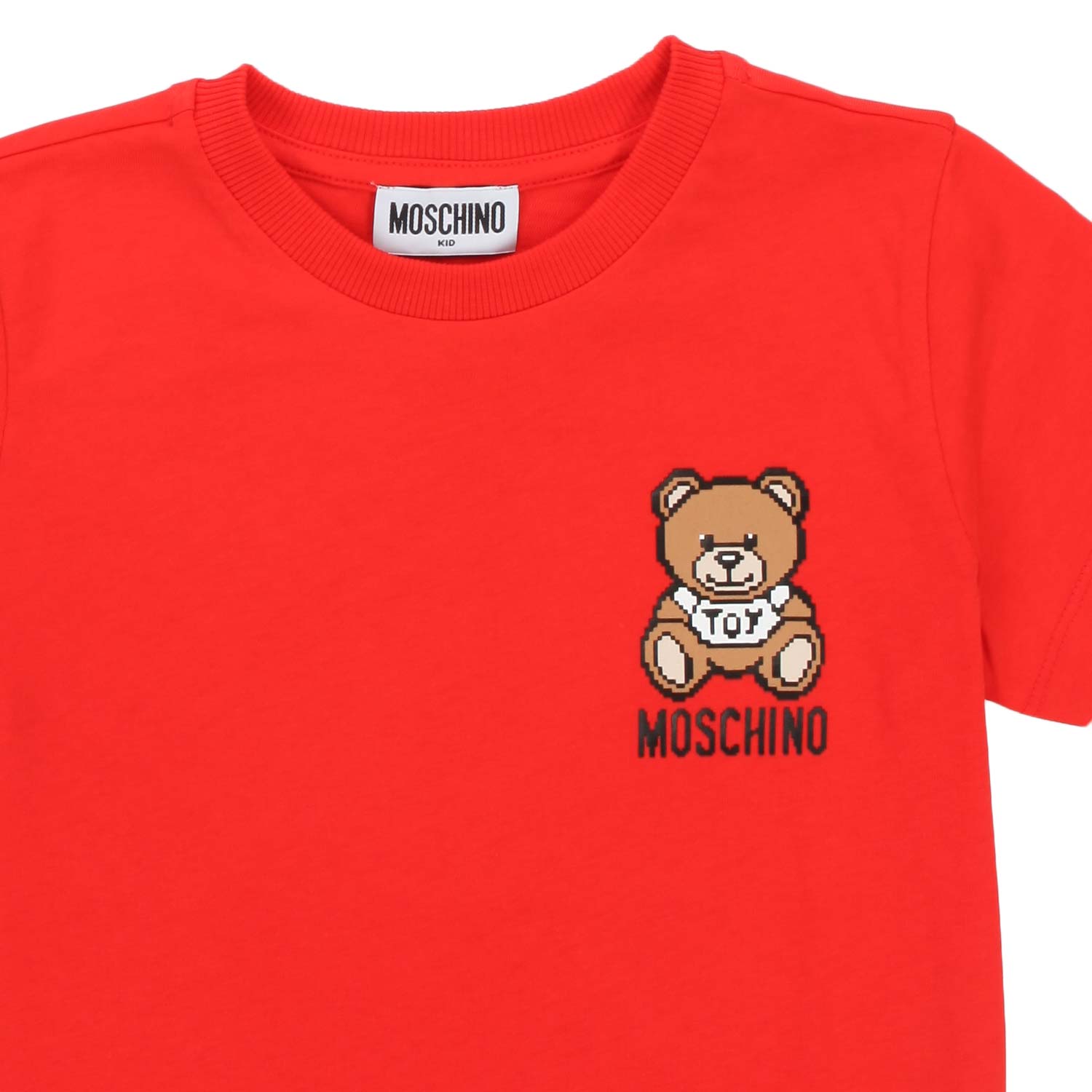 T-SHIRT ROSSA UNISEX ORSETTO - annameglio.com abbigliamento moda