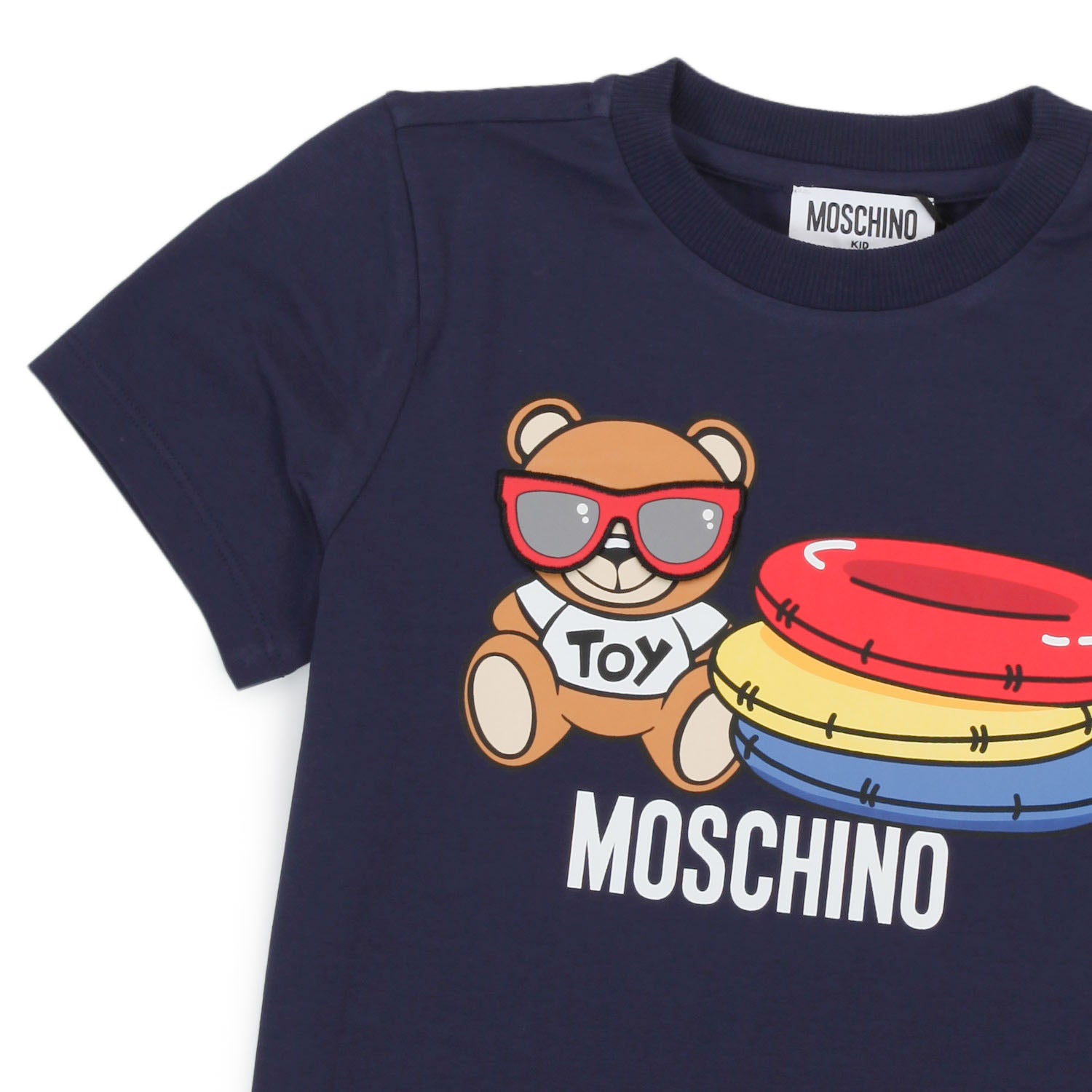 T-SHIRT NERA CON ORSETTO BOY - annameglio.com abbigliamento moda